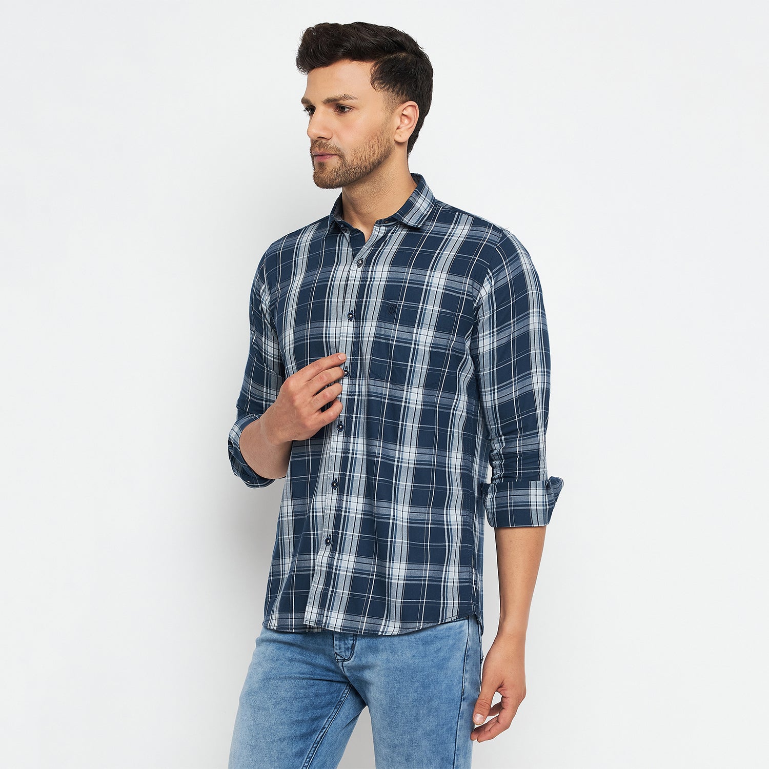 Duke Urban Men Full Sleeve Cotton Shirts (SDO8CKN)