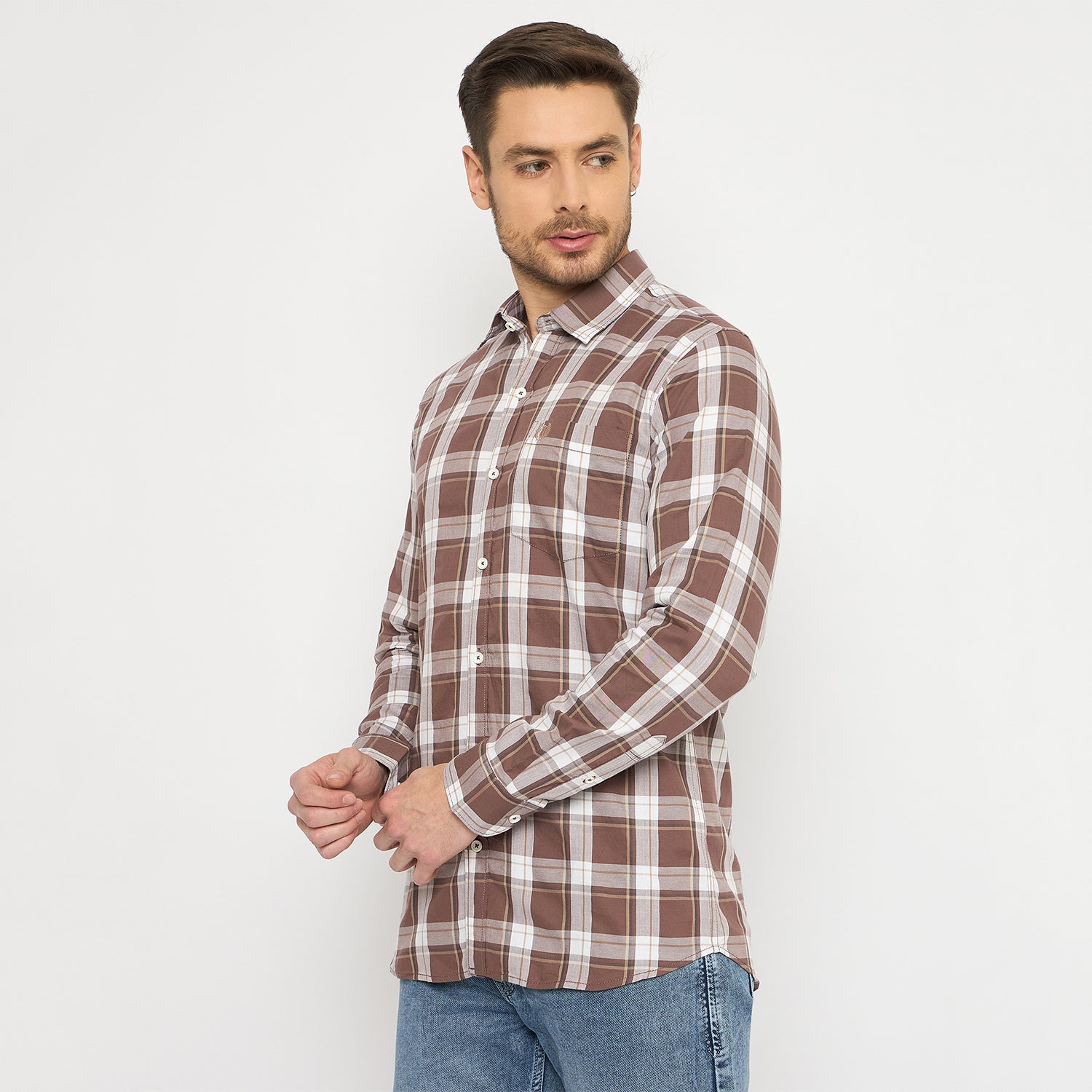 Duke Men Full Sleeve Cotton Shirt (SDO6CHB)
