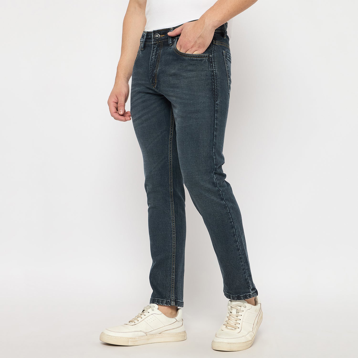 Duke Urban Men Ankle Length Stretchable Jeans (SDD5740A)