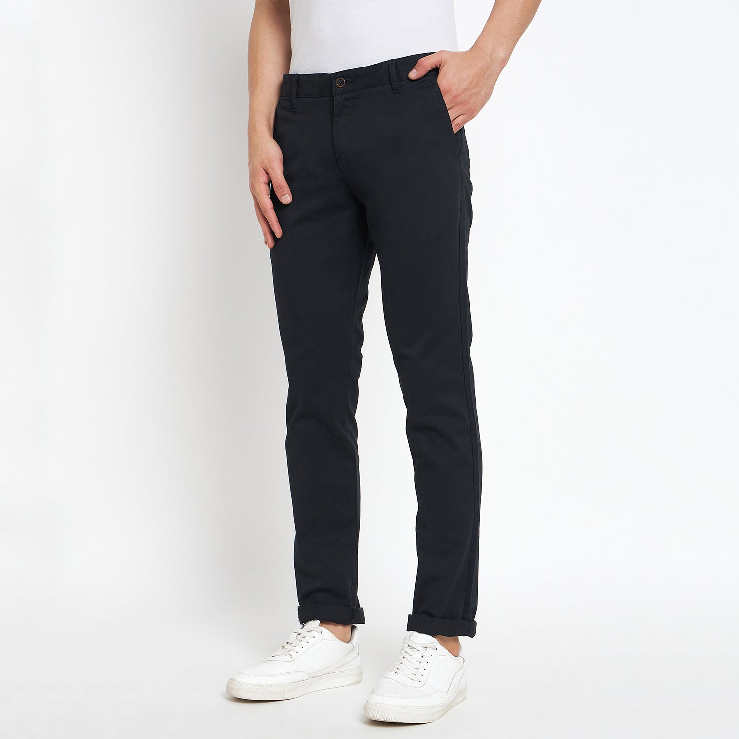 Duke Stardust Men Solid Chinos Trousers (SDT4512)