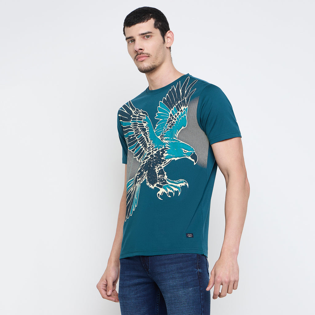 Duke Urban Men Half Sleeve Cotton Round Neck Tshirt (LF7591)