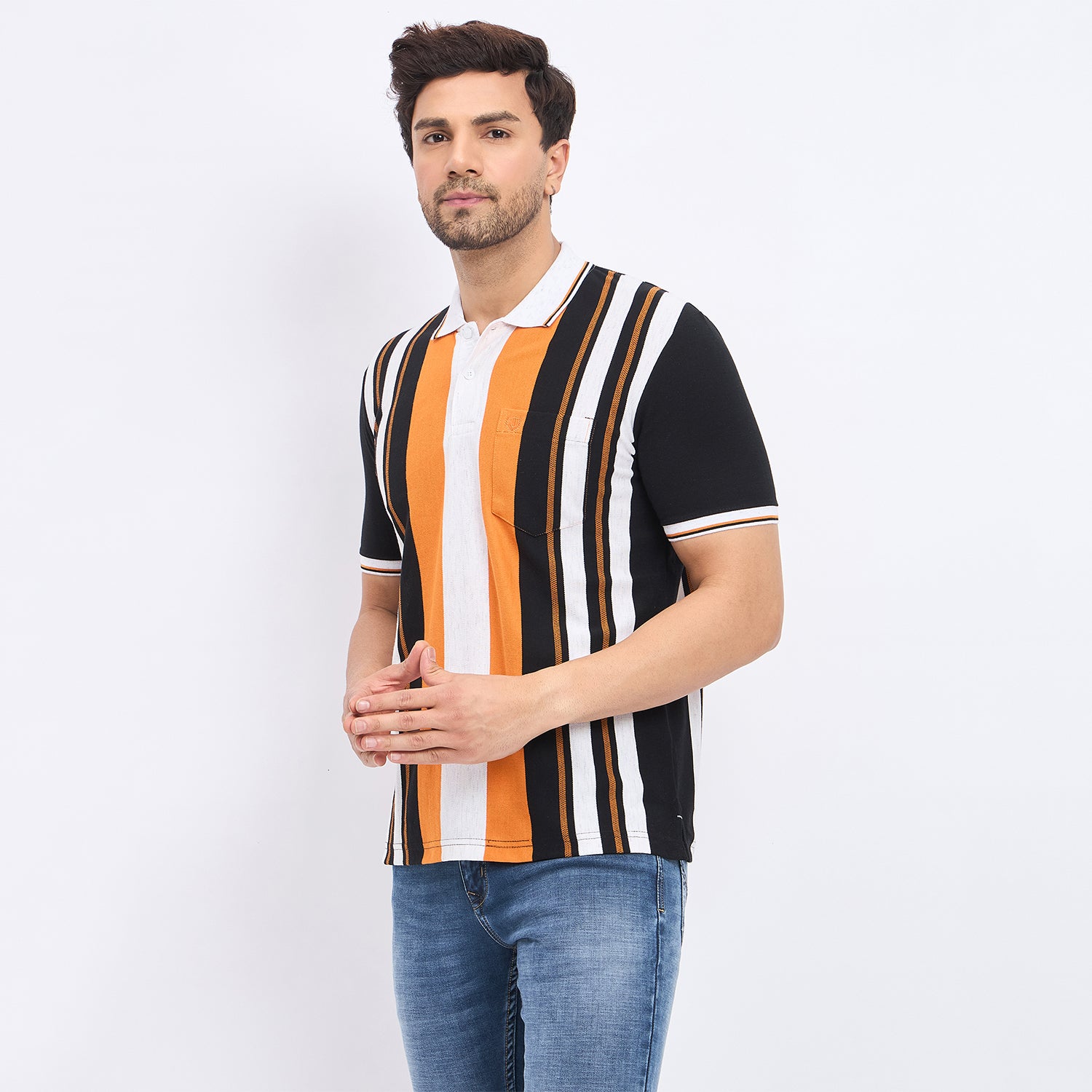 Duke Stardust Men Half Sleeve Cotton T-shirt (LF7258)