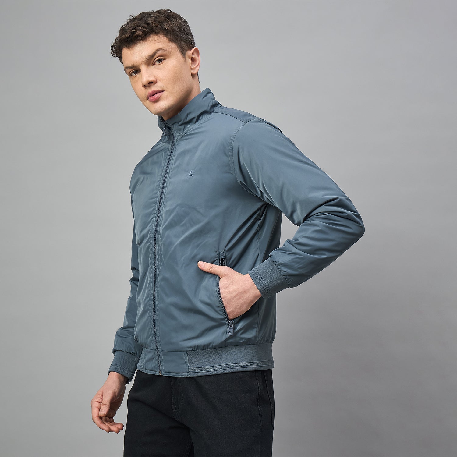 Duke Urban Men Full Sleeve High Neck Casual Jacket (SDZ2374)