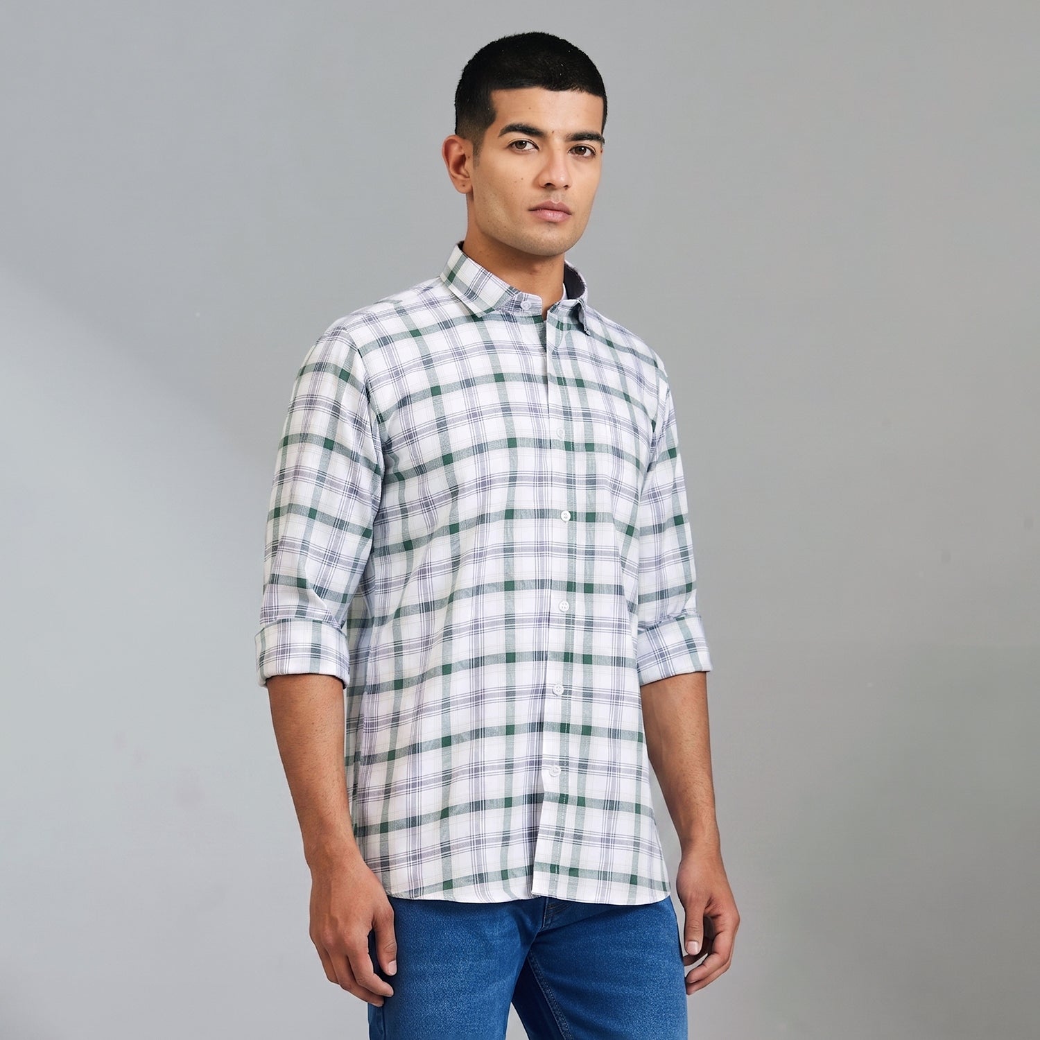 Duke  Men Regular Half Sleeve Cotton Shirt (SDO8CKCE)