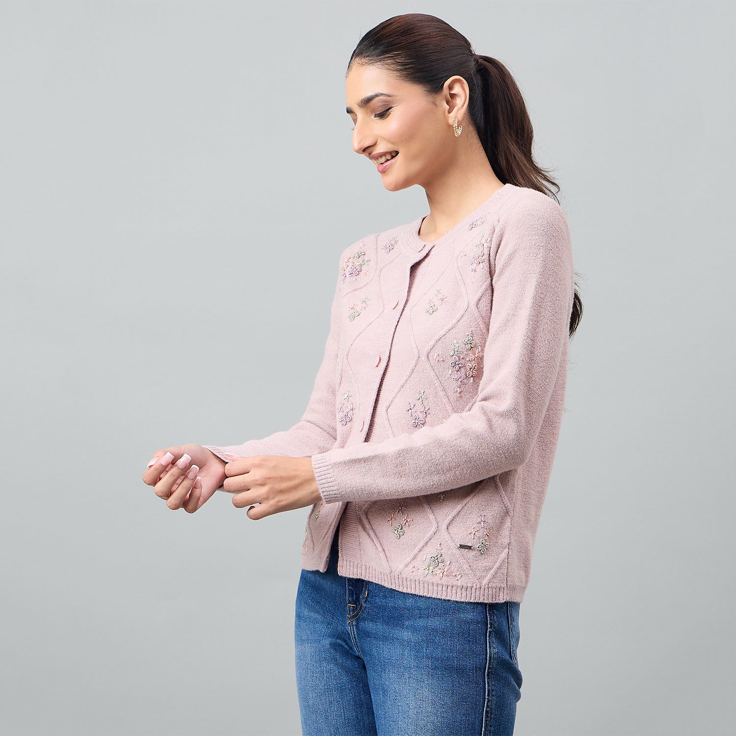 Duke Urban Women Front Open Short Sweater (SDS1406)