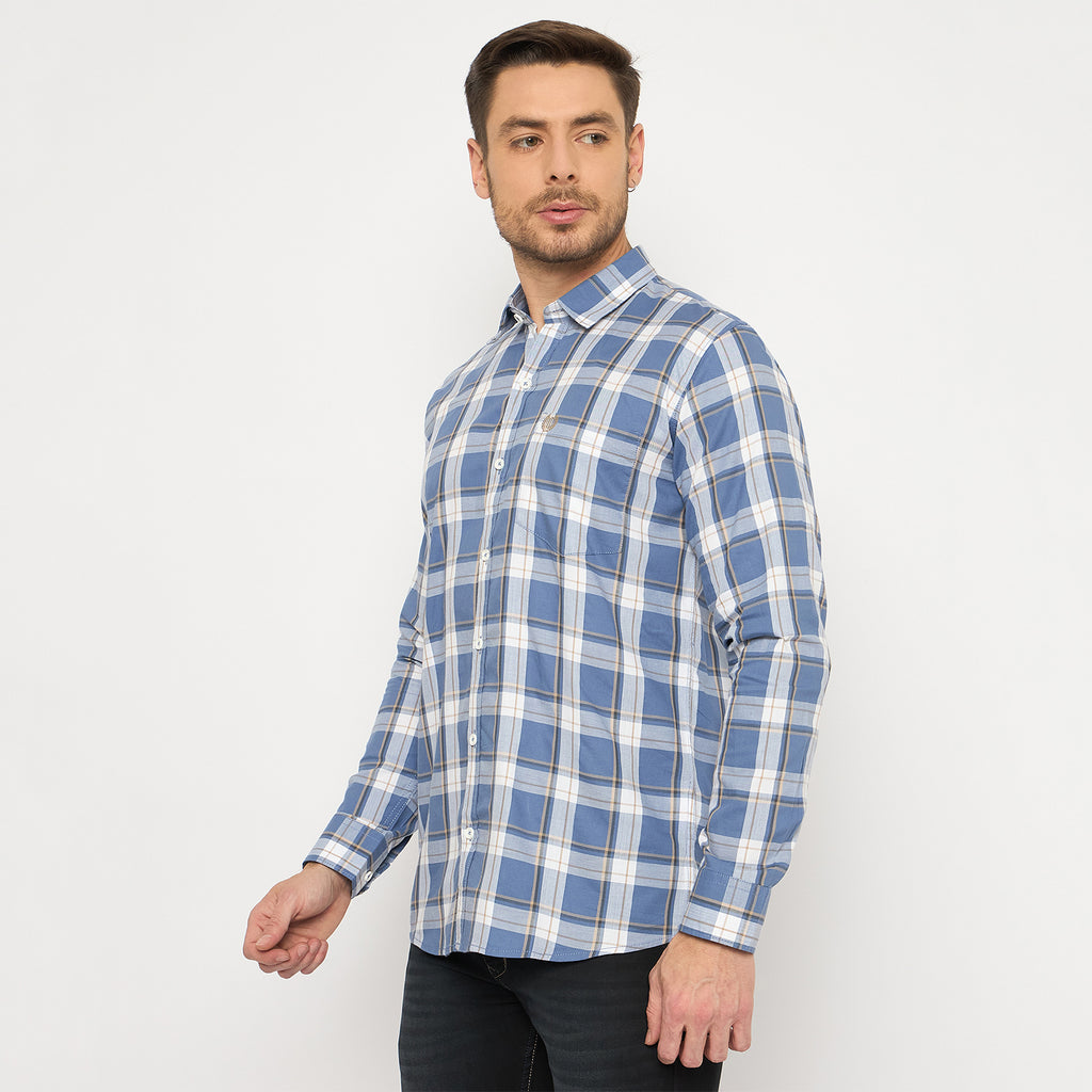 Duke Men Full Sleeve Cotton Shirt (SDO6CHB)