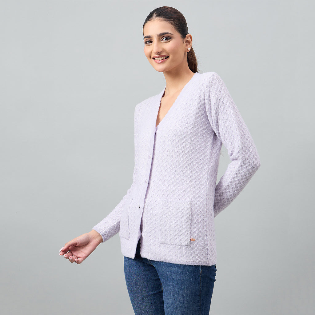 Duke Urban Women Full Sleeve Front Open Regular Cardigan (SDS1294)