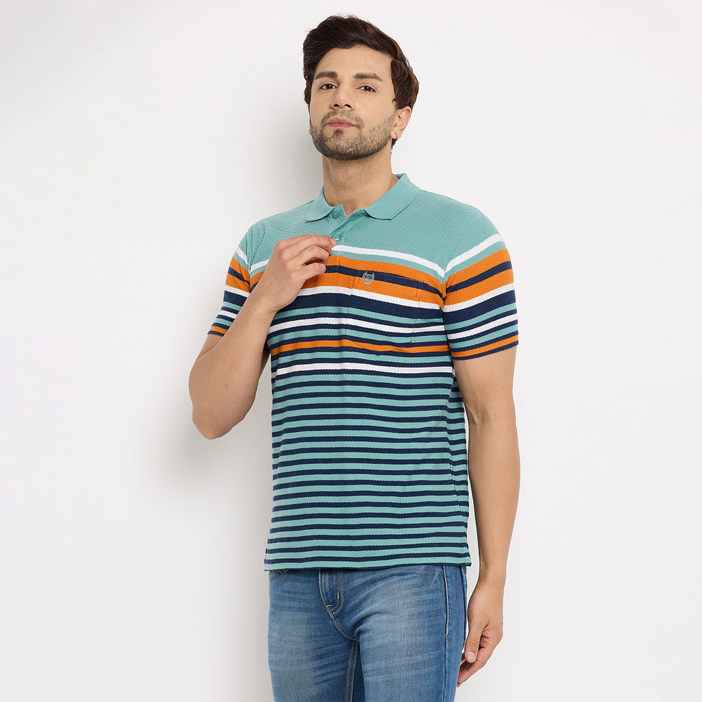 Duke Stardust Men Half Sleeve Cotton T-shirt (LF7216)