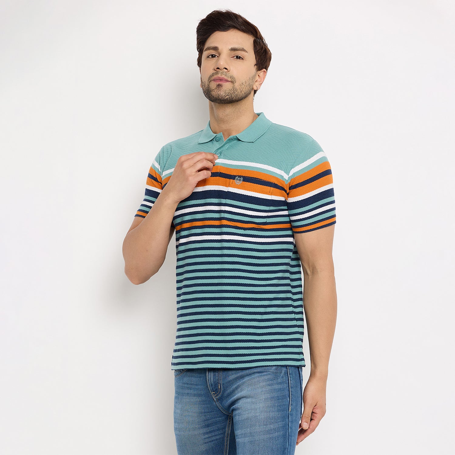 Duke Stardust Men Half Sleeve Cotton T-shirt (LF7216)