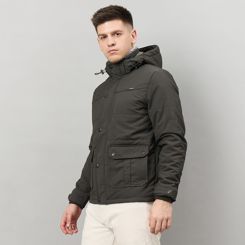 Duke Urban Men Full Sleeve Regular Hooded Jacket (SDZ3219)