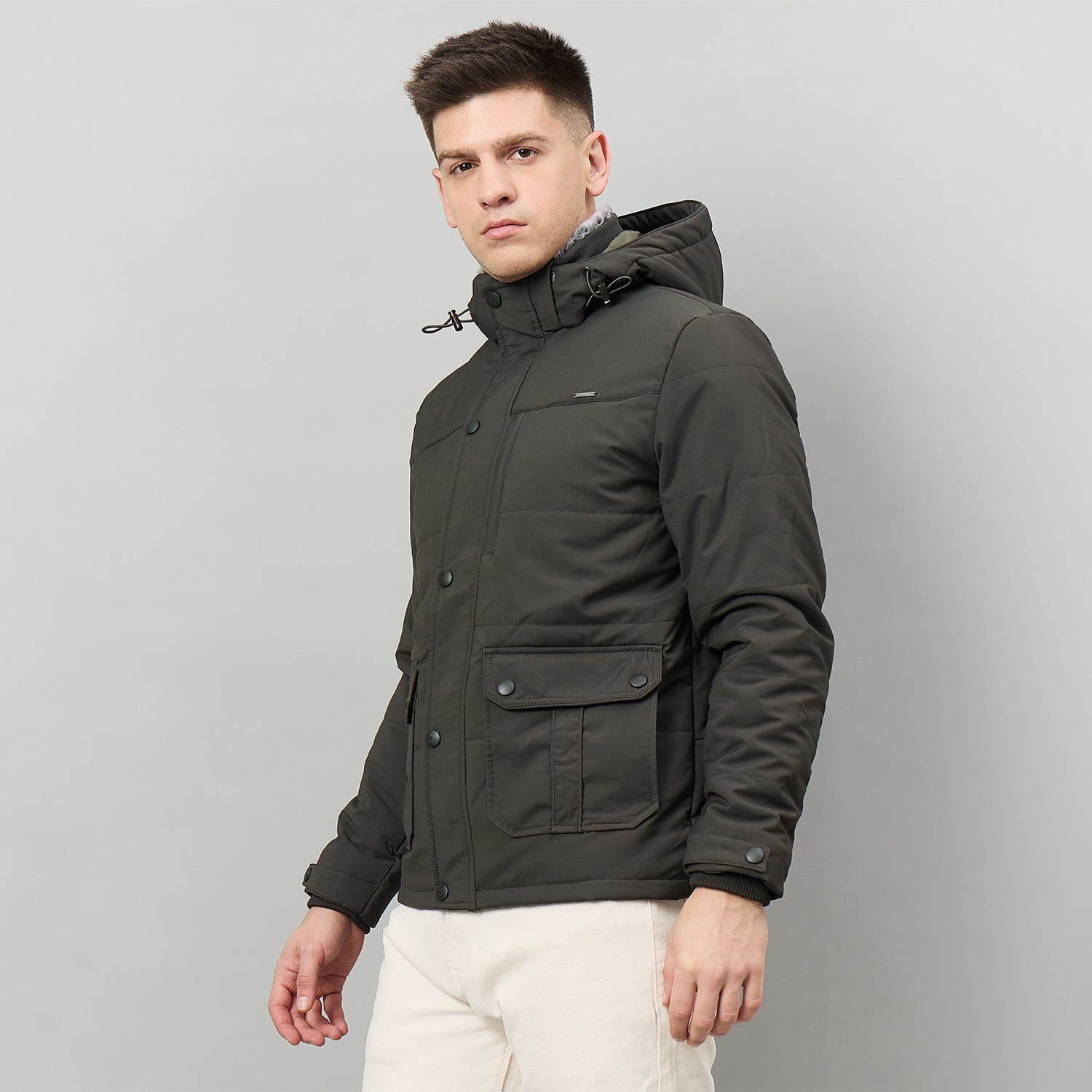 Duke Urban Men Full Sleeve Regular Hooded Jacket (SDZ3219)