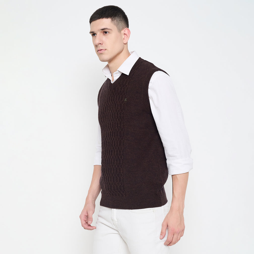 Duke Urban Men Sleeveless V Neck Sweater (SDS2234)