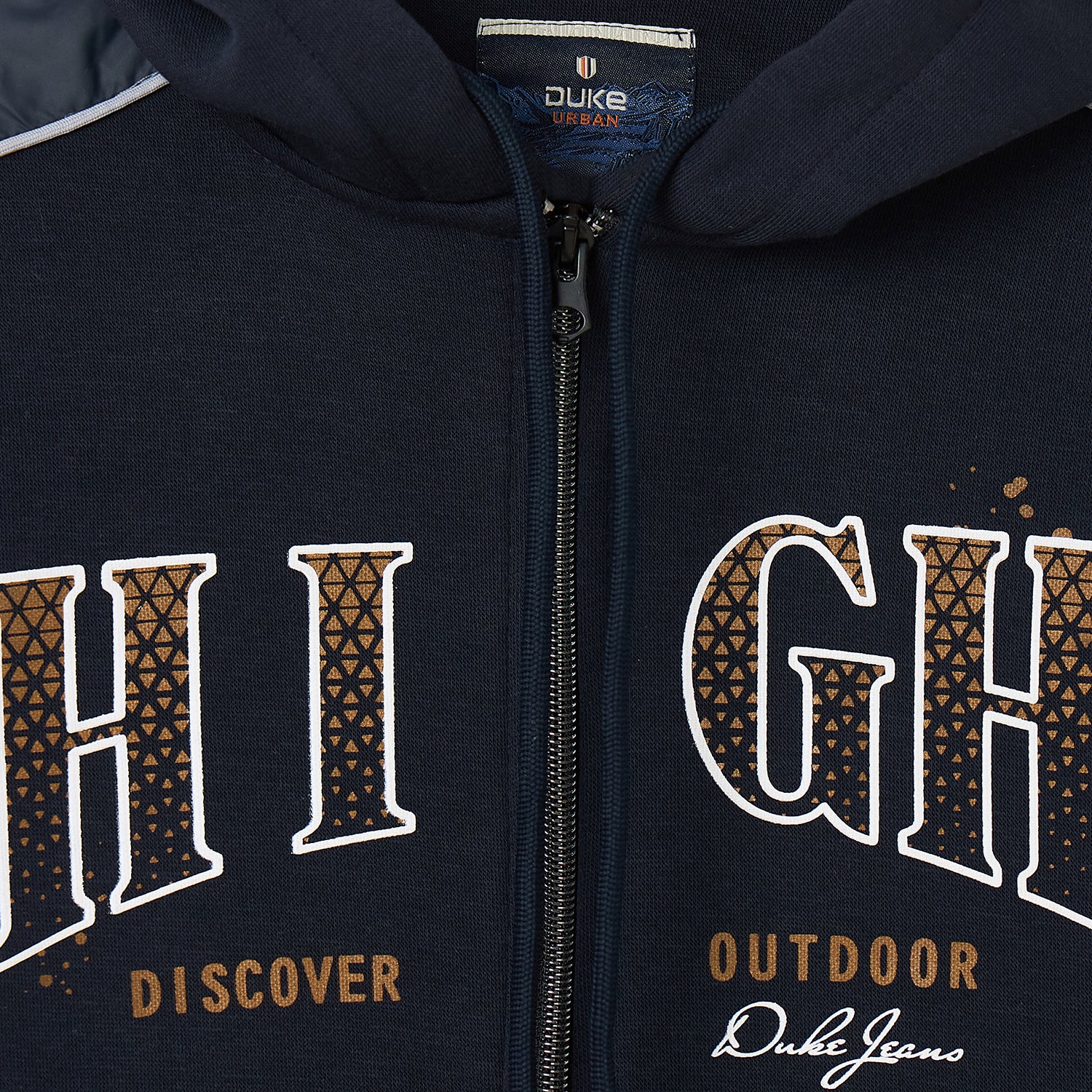 Duke Urban Boys Smart Fit Full Zip Hooded Sweatshirt (LF378)