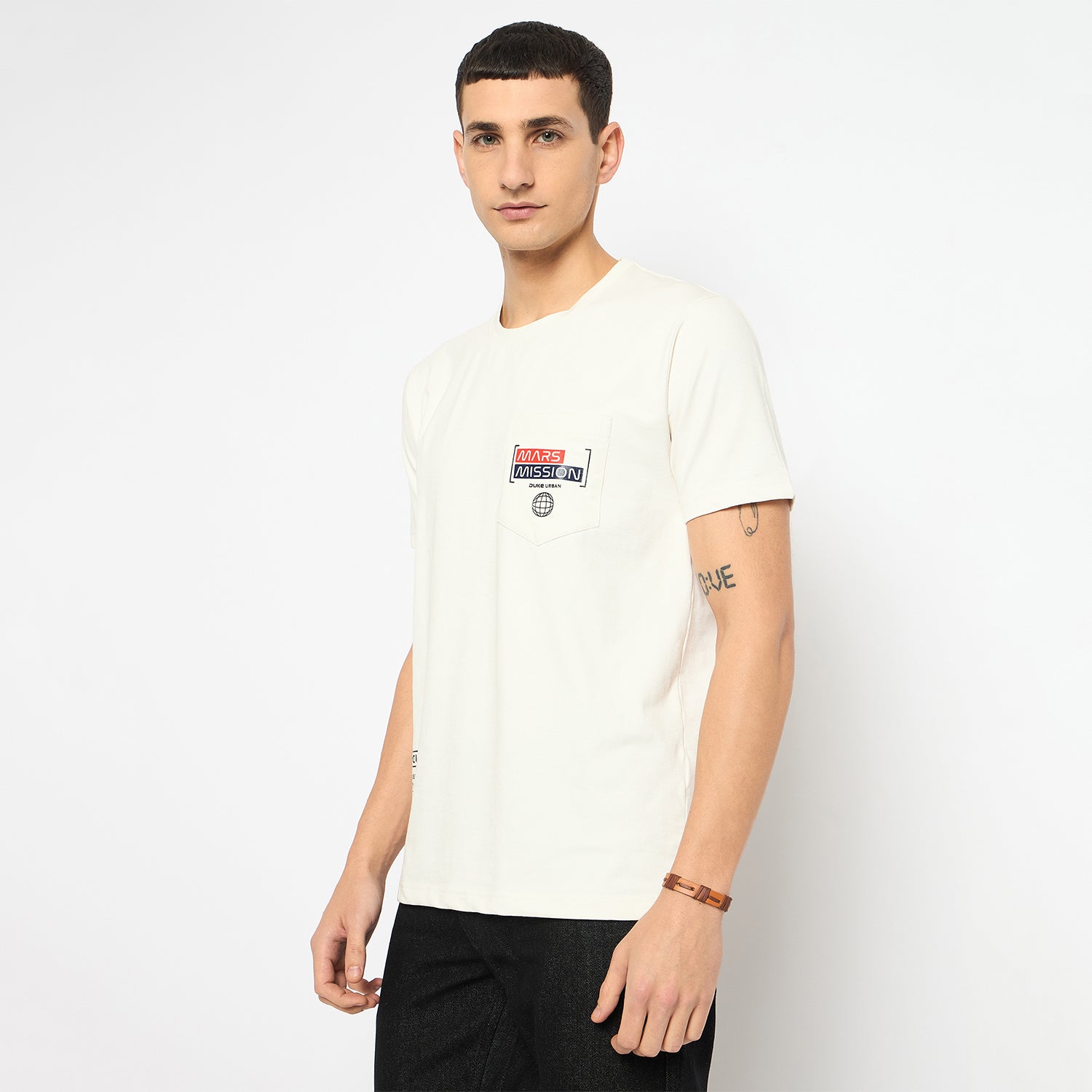 Duke Urban Men Half Sleeve Cotton Tshirt (LF7307)