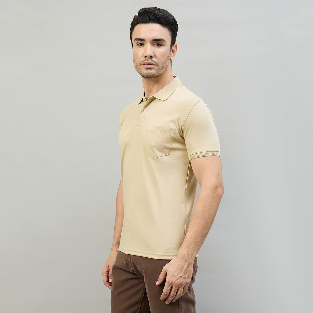 Duke Men Half Sleeve Cotton Smart Fit Casual T-shirt (SD75)