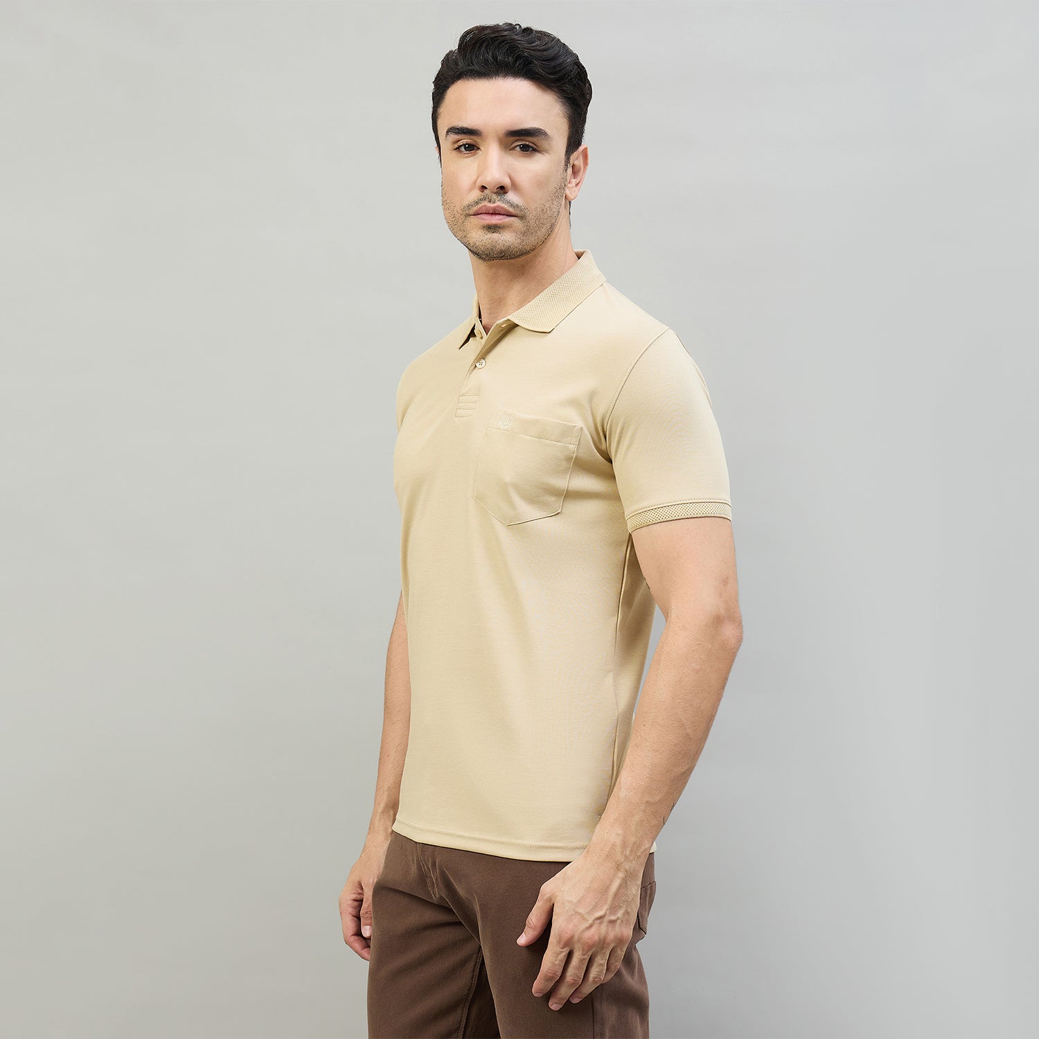 Duke Men Half Sleeve Cotton Smart Fit Casual T-shirt (SD75)