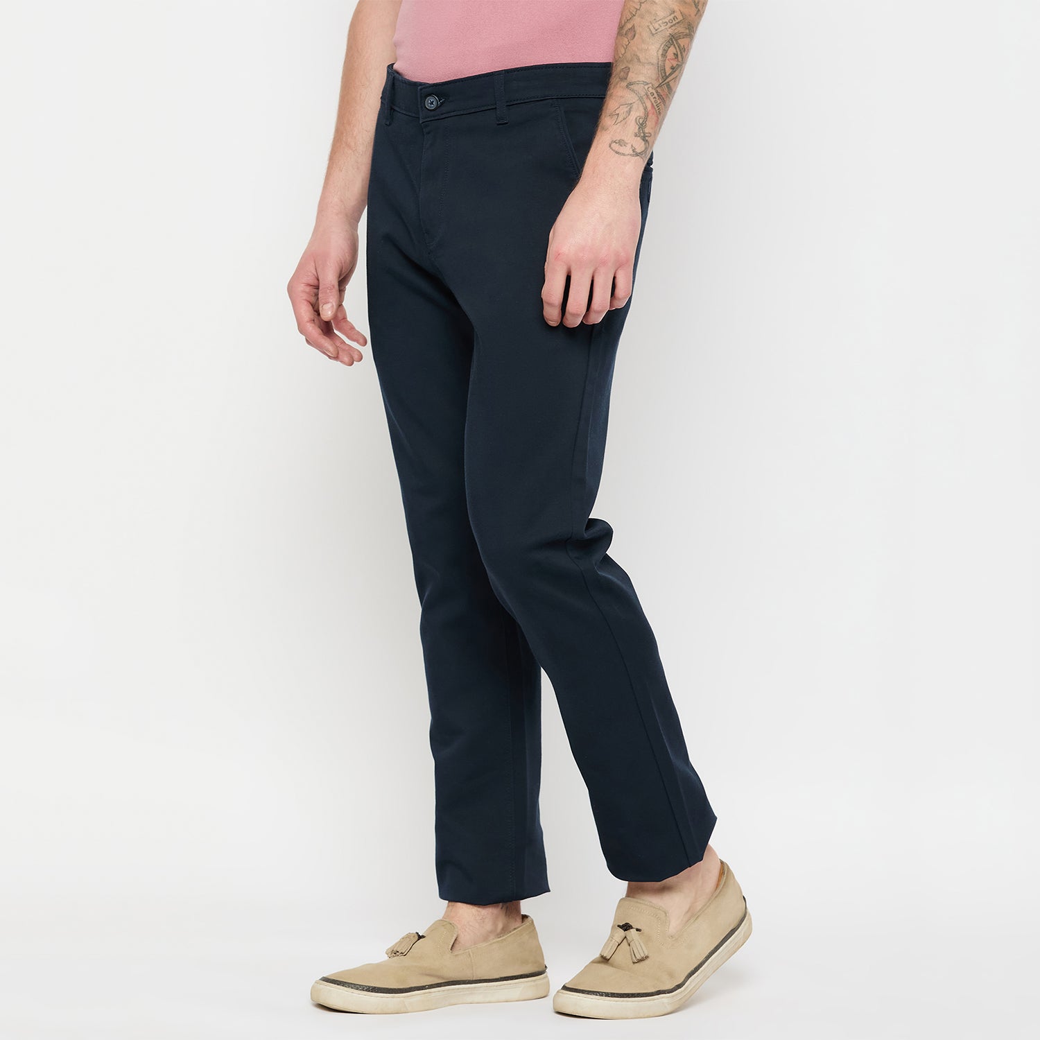 Duke Urban Men Solid Chinos Trousers (SDT4603)