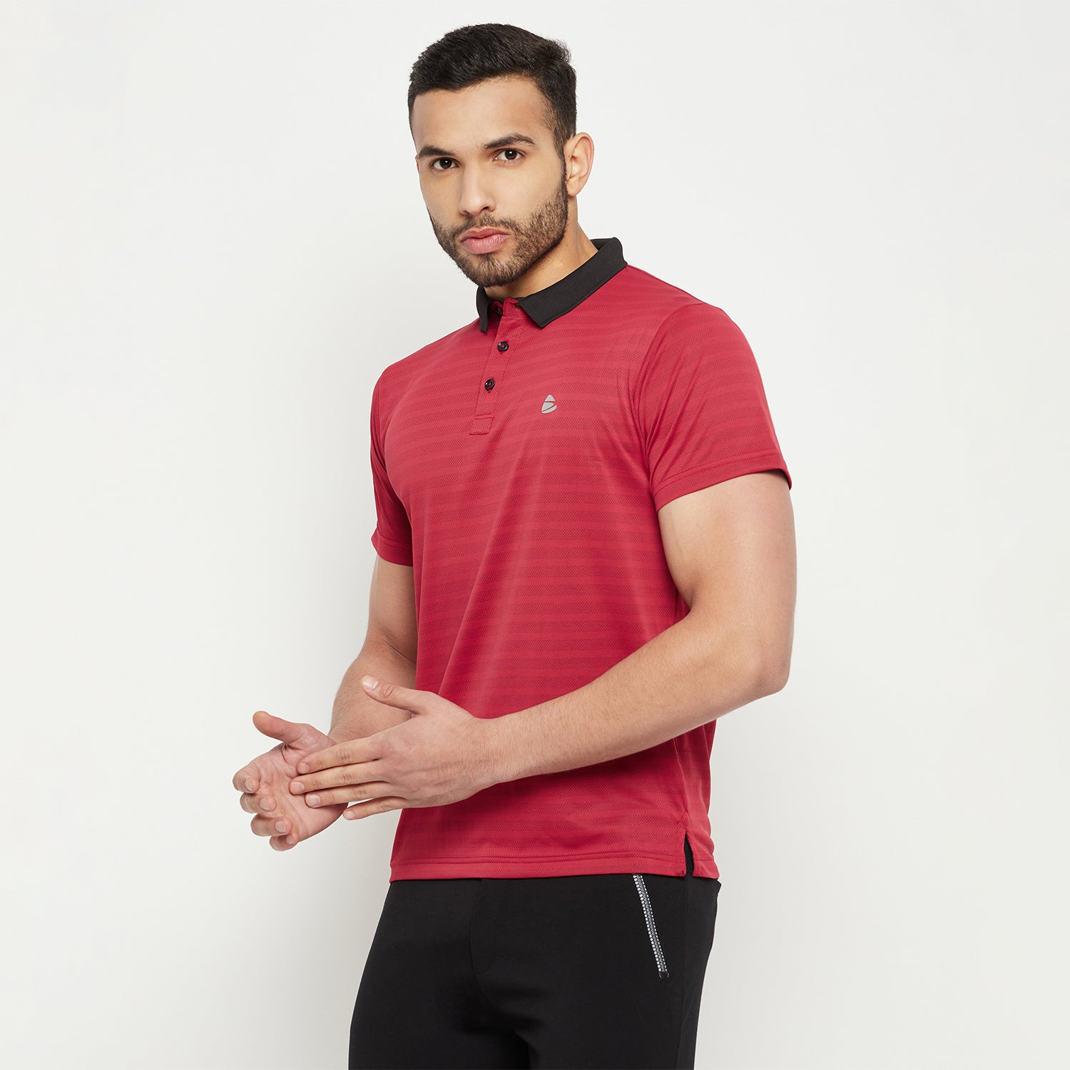 Duke Stardust Men Half Sleeve Polo Neck Cotton T-shirt (1600)