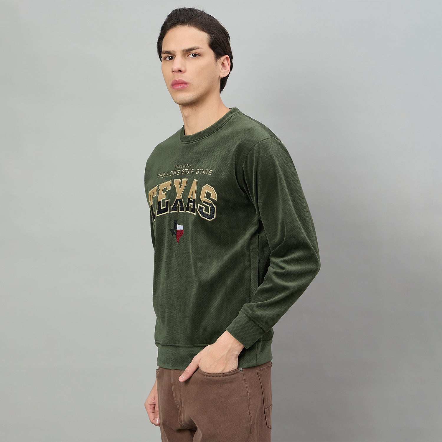 Duke Urban Men Round Neck Full Sleeve Regular Sweatshirt (LF6463)