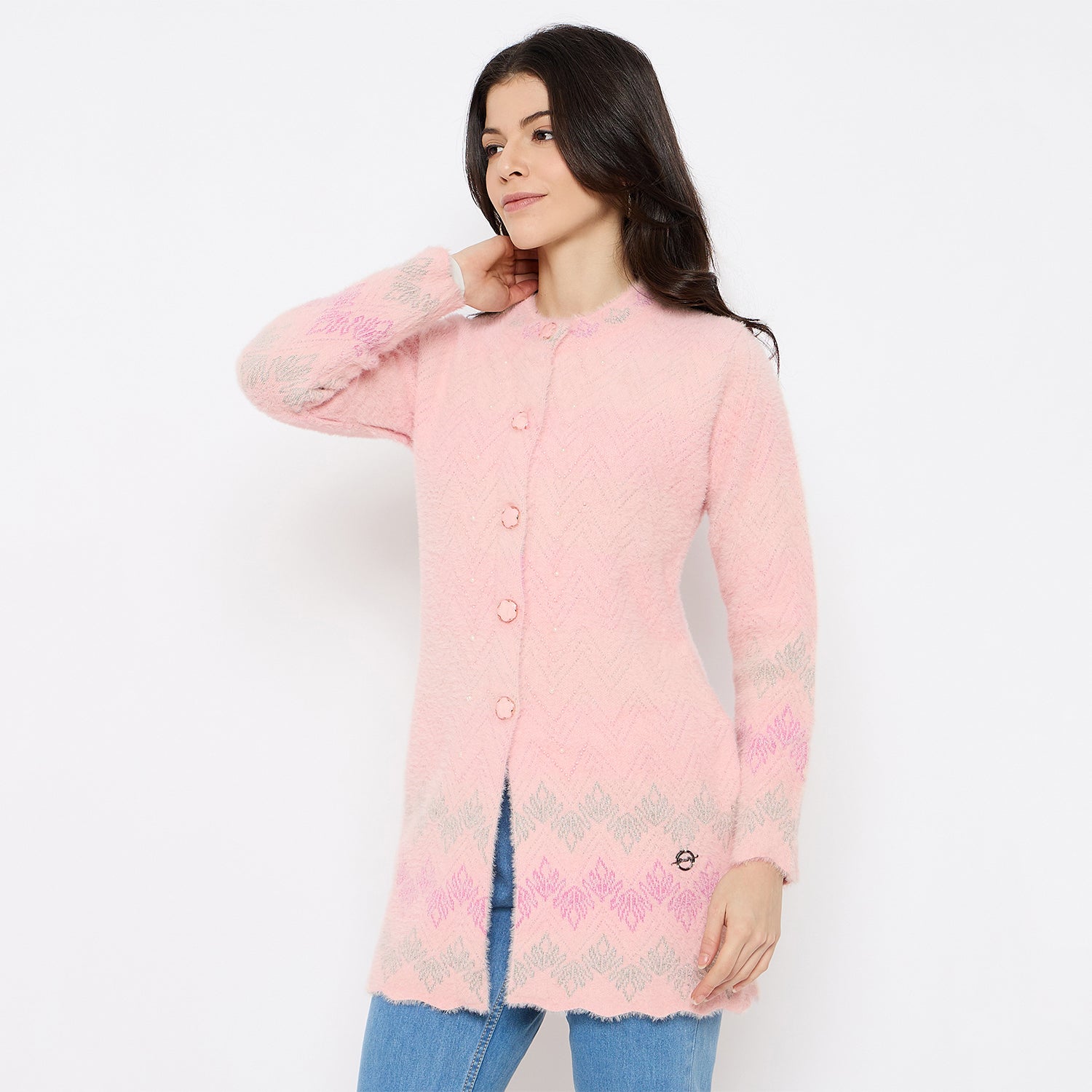 Duke Urban Women Full Sleeve Long Sweater (SDS1225)