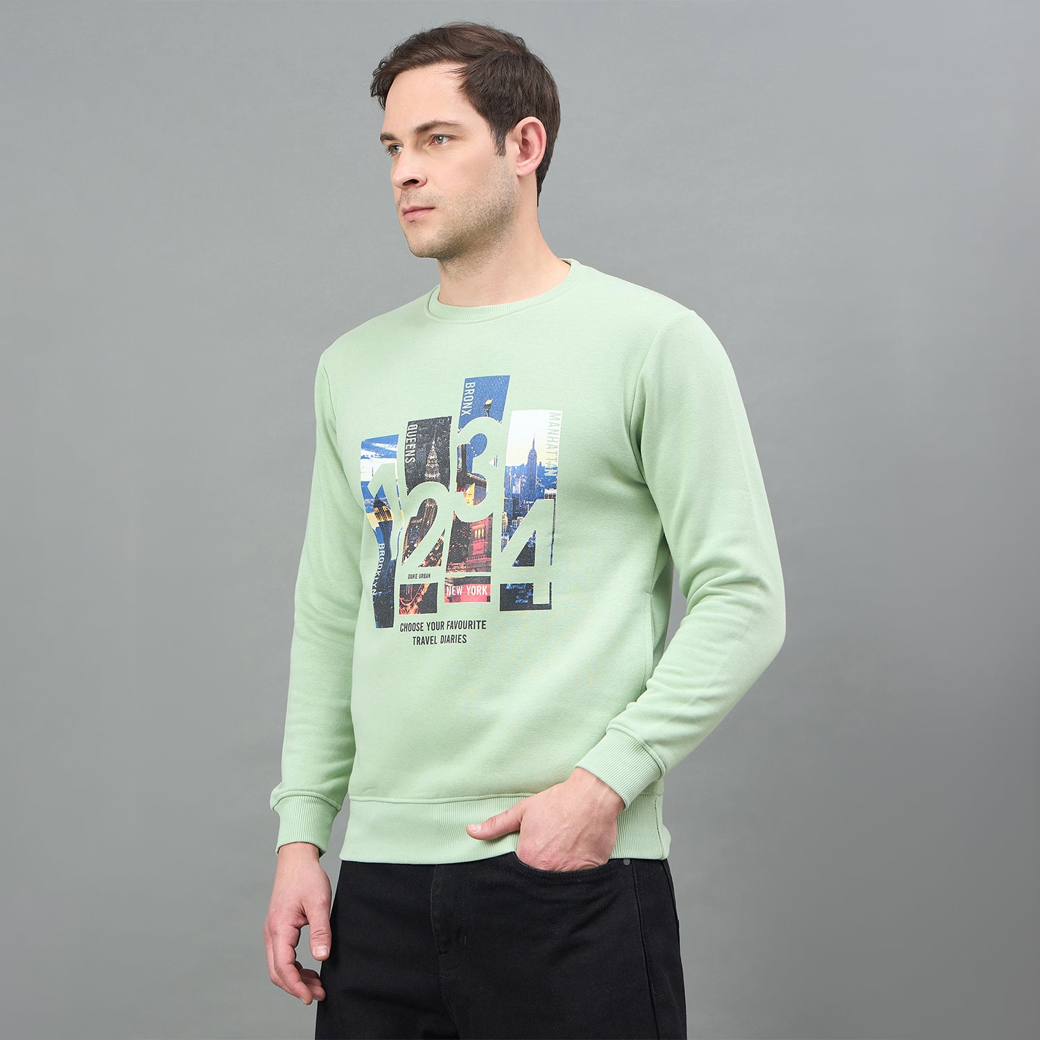 Duke Urban Men Round Neck Full Sleeve Sweatshirt (MLF6342)
