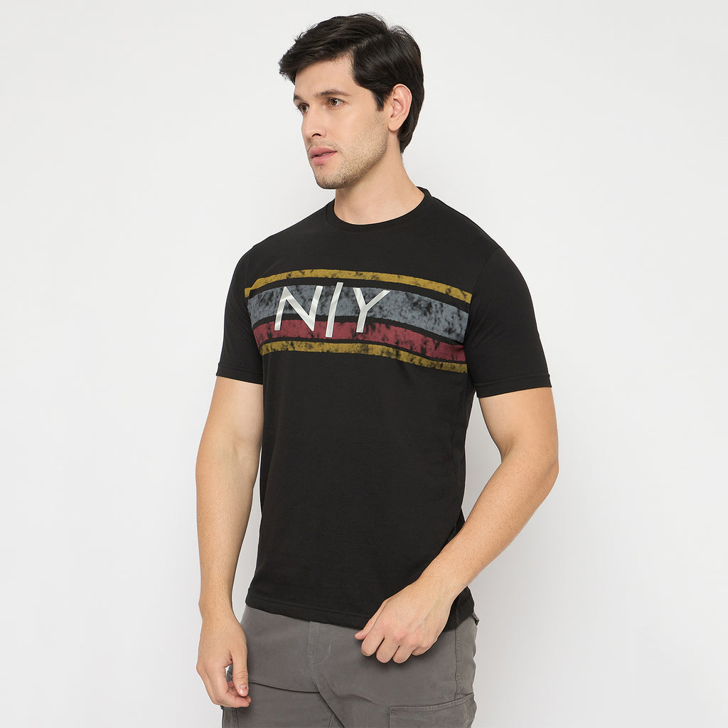 Duke Urban Men Half Sleeve Cotton Tshirt (LF7447)