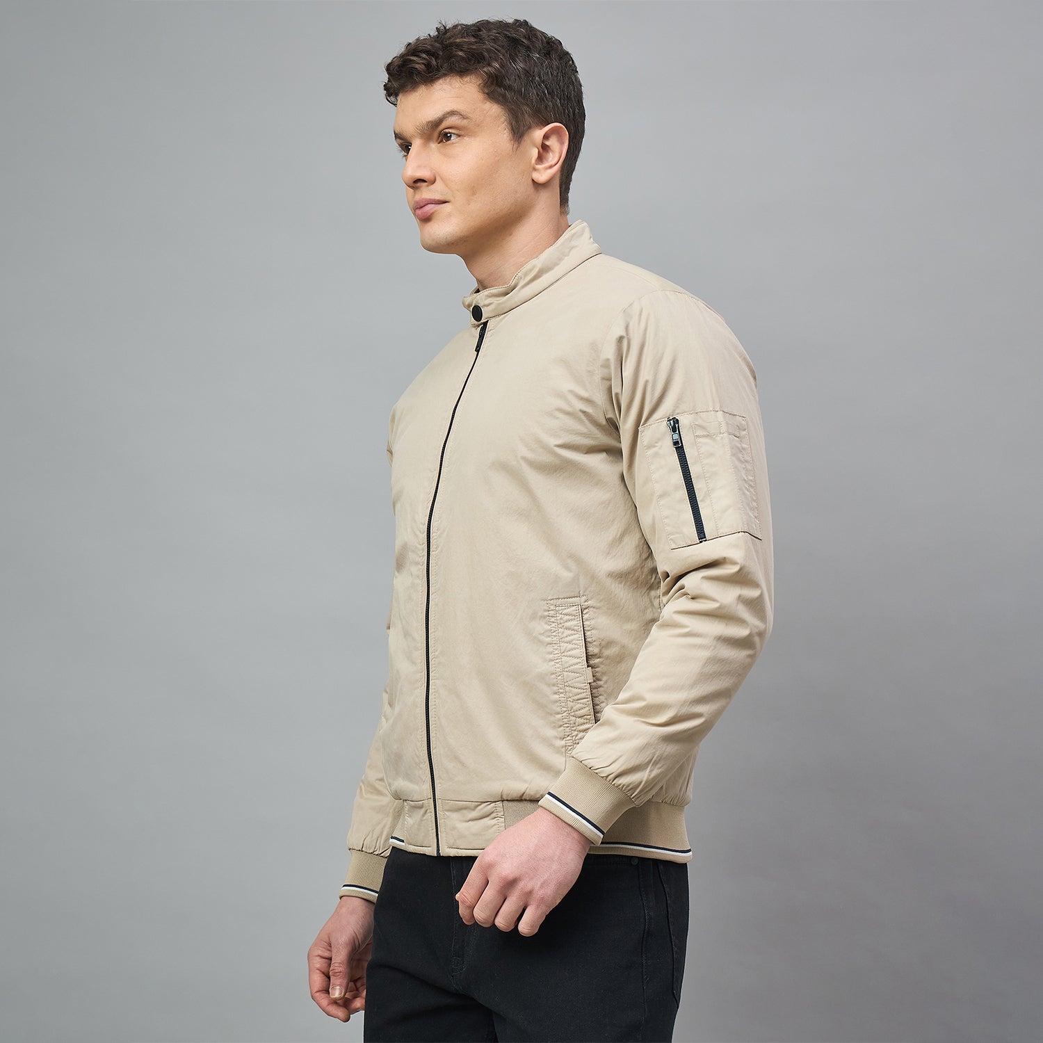 Duke Urban Men Full Sleeve Slim fit Bomber Jacket (SDZ3154)