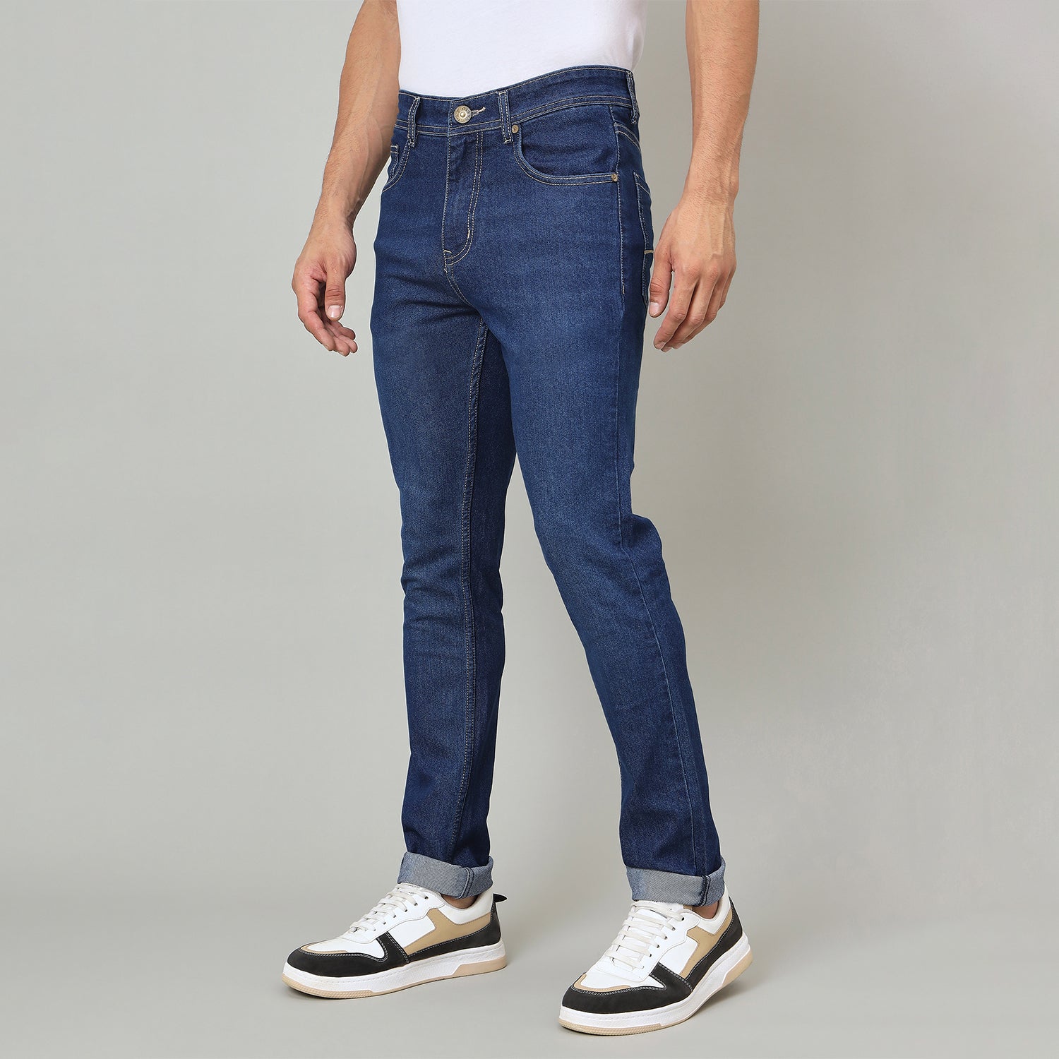 Duke Urban Men Mid-Rise Stretchable Jeans (OND5900N)