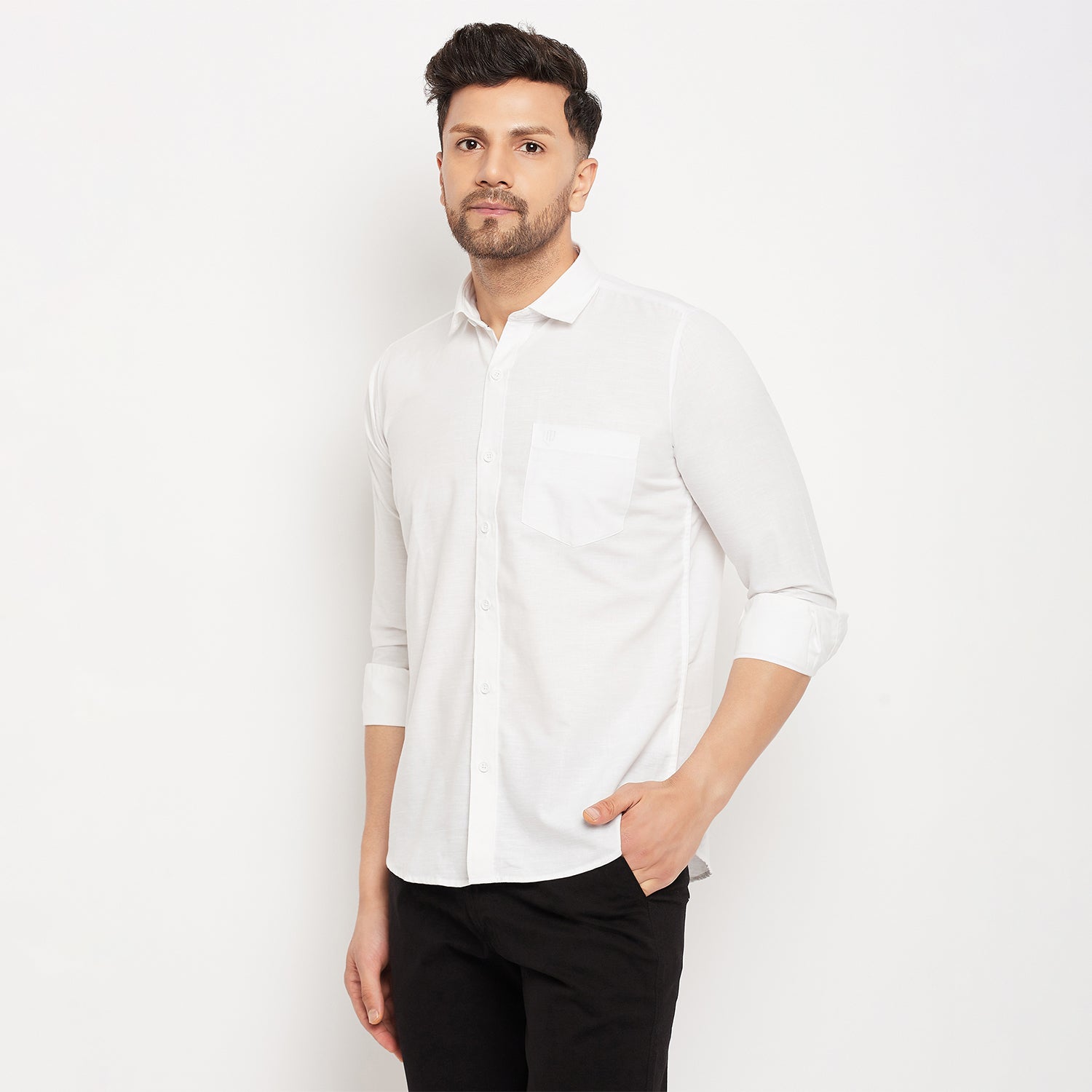 Duke Urban Men Full Sleeve Cotton Shirt (SDO8PLCB)