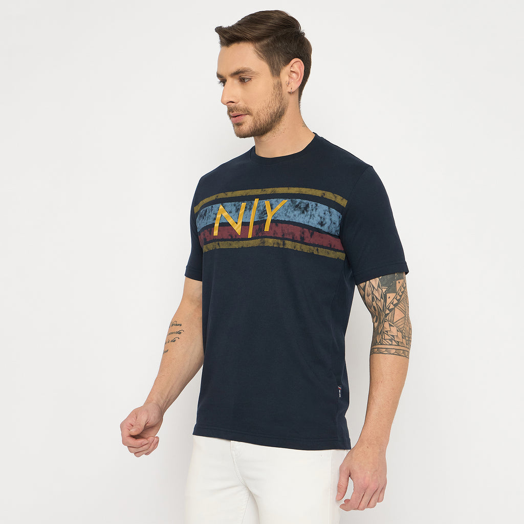 Duke Urban Men Half Sleeve Cotton Tshirt (LF7447)