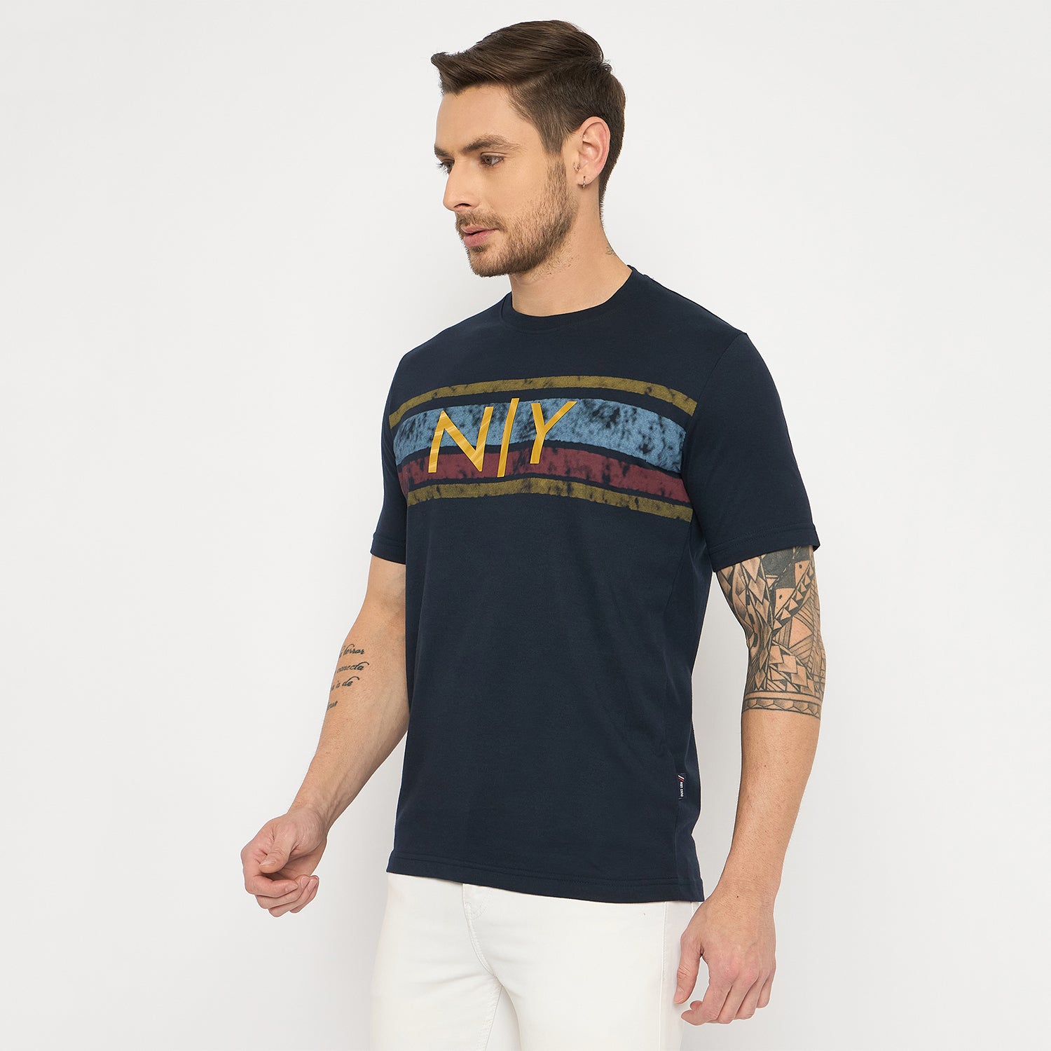 Duke Urban Men Half Sleeve Cotton Tshirt (LF7447)