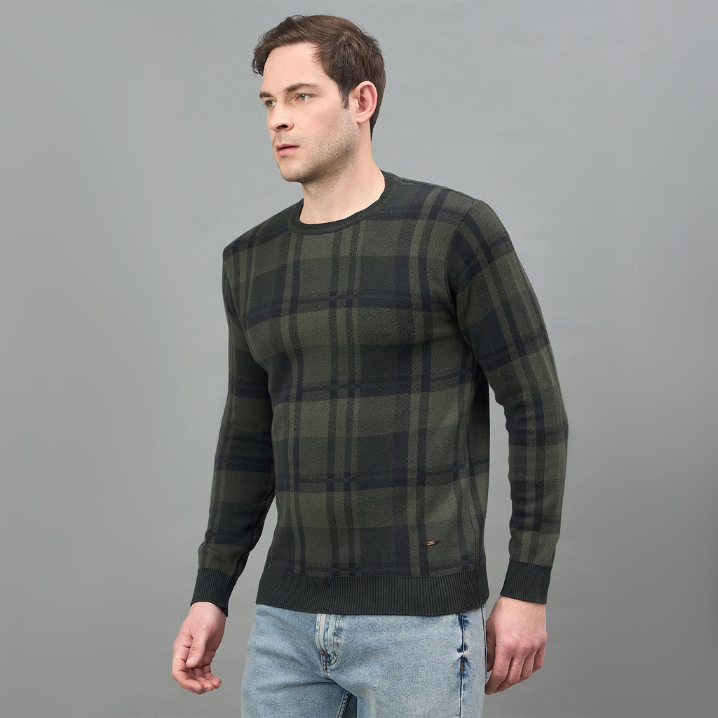 Duke Urban Men Full Sleeve Round Neck Regular Sweater (SDS2181)