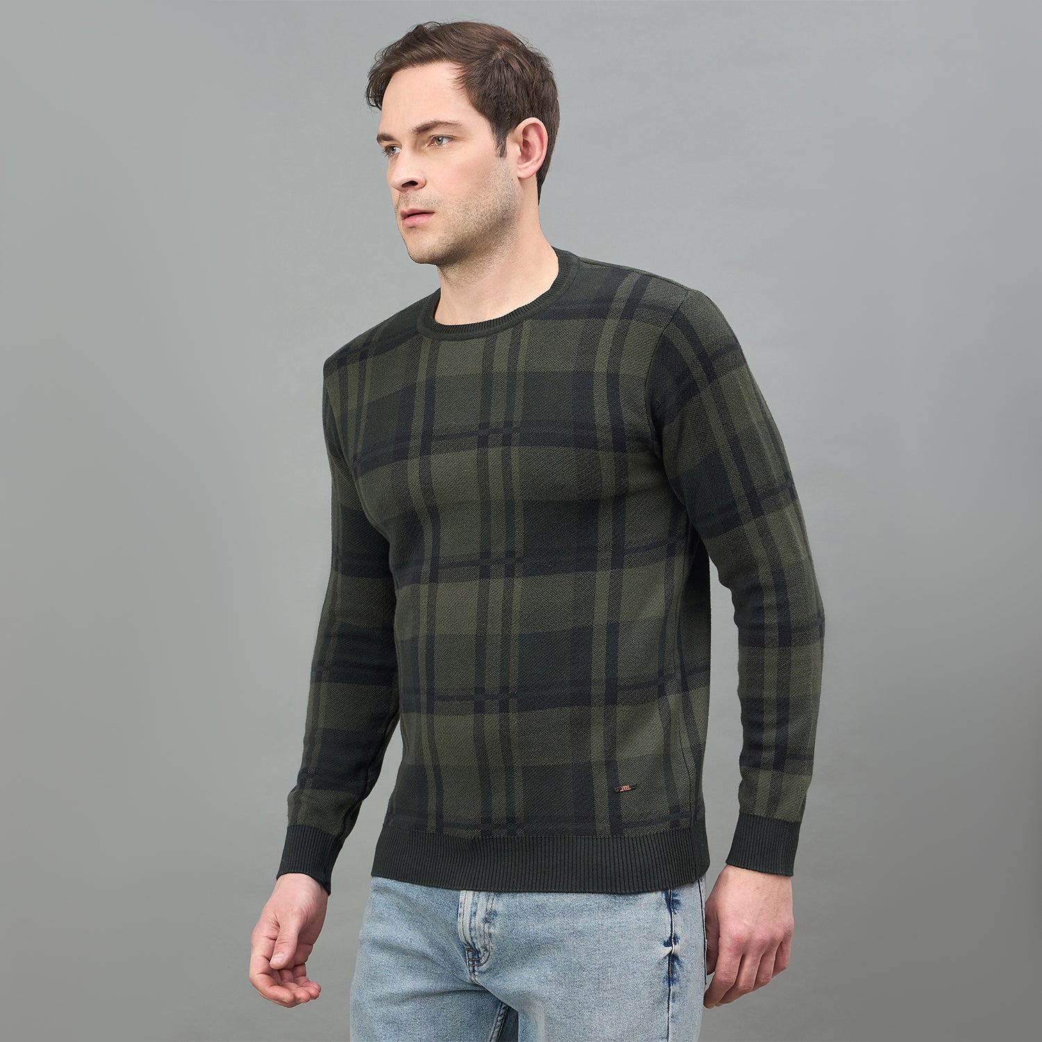 Duke Urban Men Full Sleeve Round Neck Regular Sweater (SDS2181)