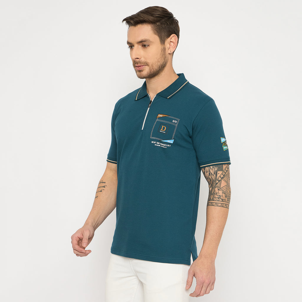 Duke Urban Men Half Sleeve Cotton Tshirt (LF7416S)