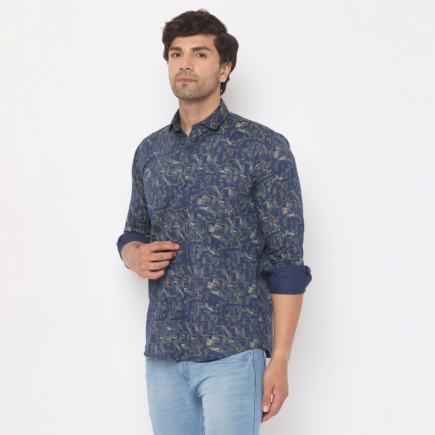 Duke Urban Men Full Sleeve Cotton Shirt (SDO8PRE)
