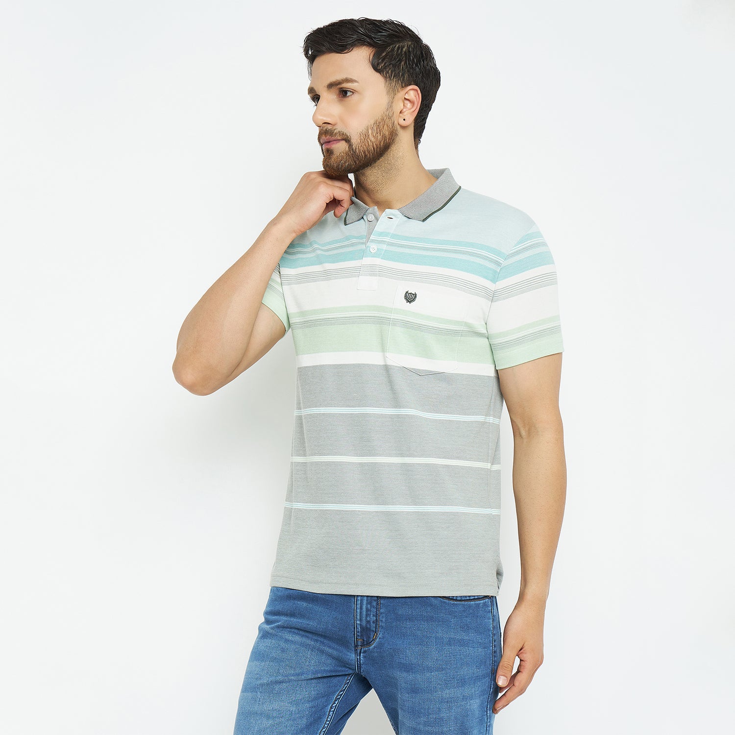 Duke Stardust Men Half Sleeve Cotton T-shirt (LF7076)