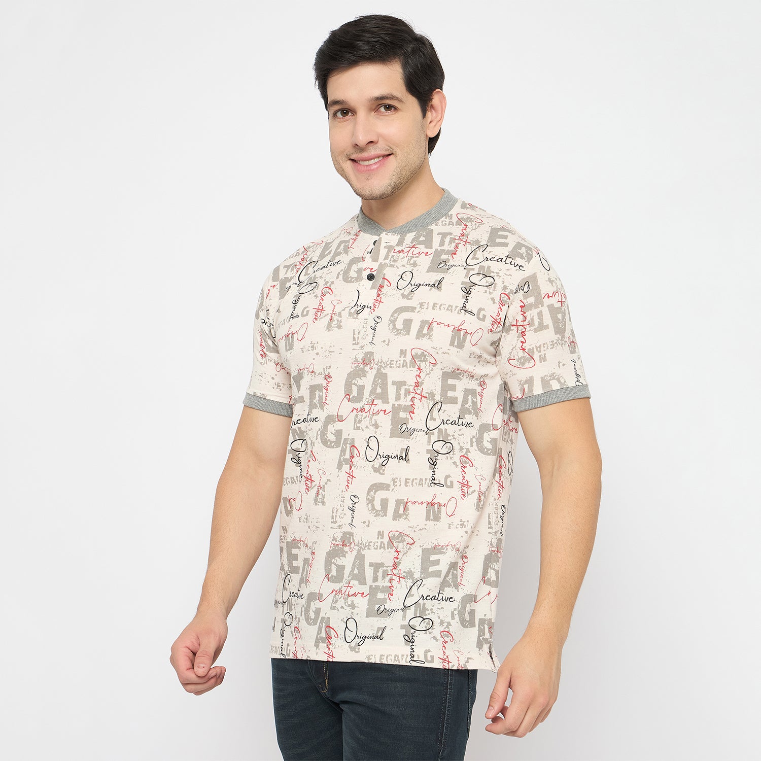 Duke Urban Men Half Sleeve Cotton Tshirt (ONLF306)