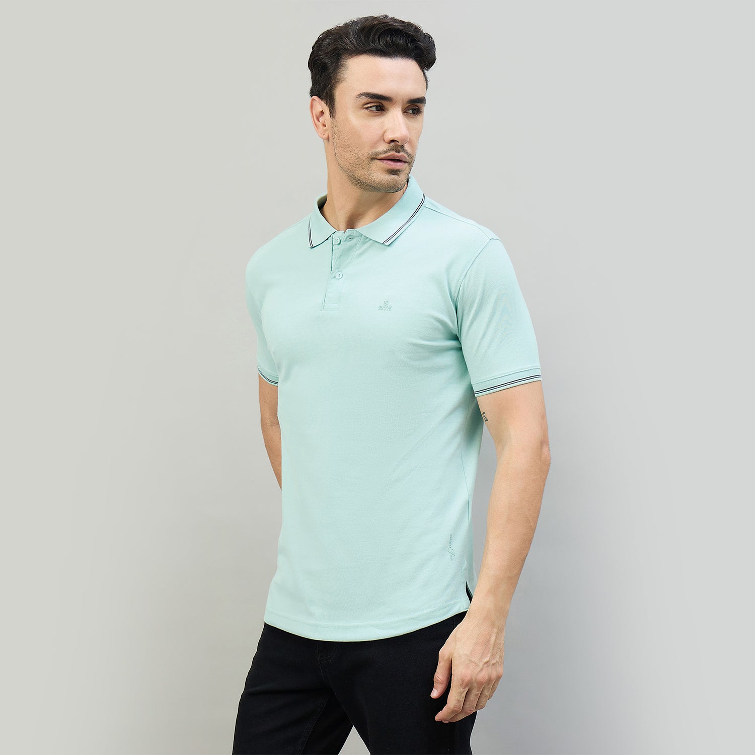 Duke Men Half Sleeve Cotton Smart Fit Casual T-shirt (SD73)