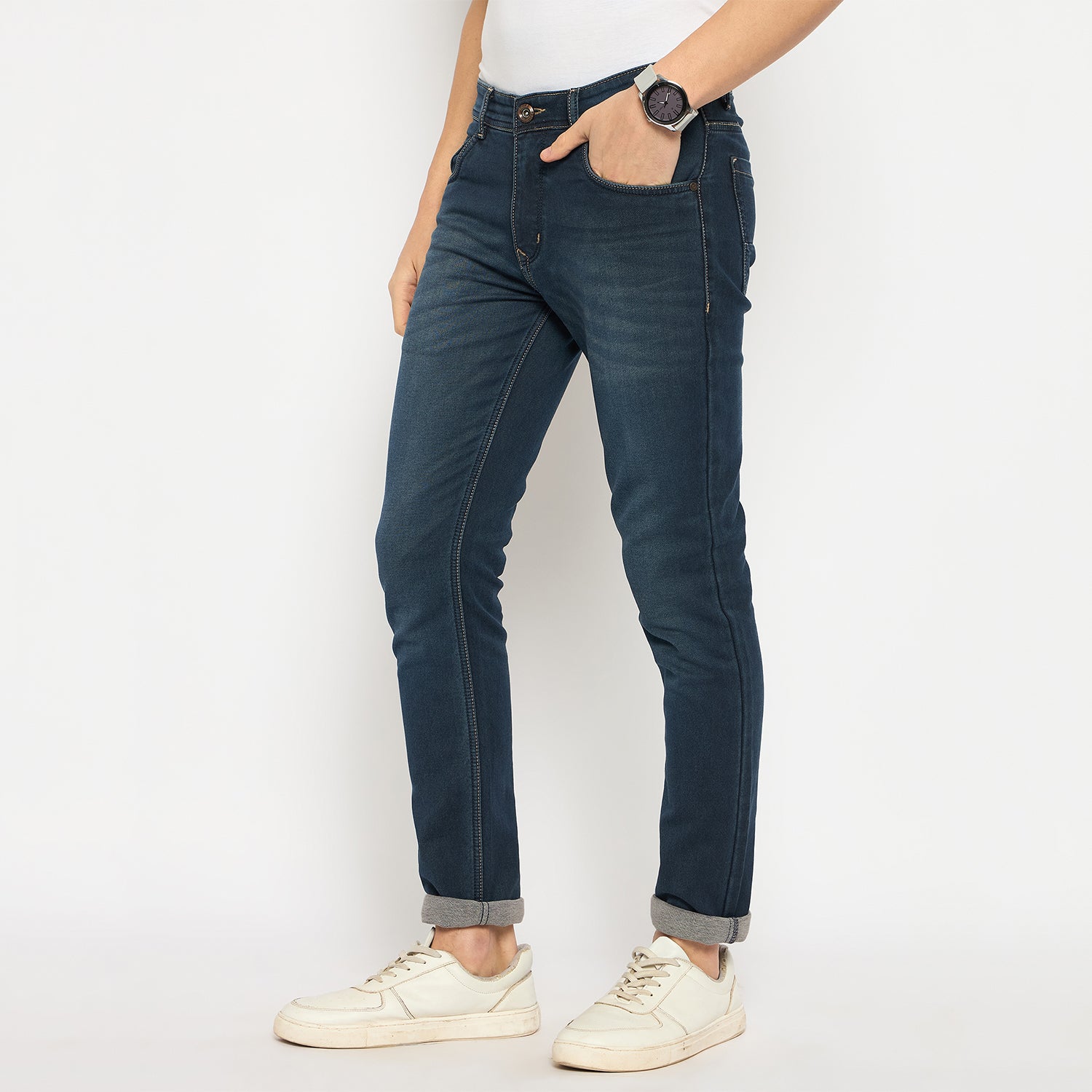 Duke Urban Men Narrow Bottom Stretchable Jeans (SDD5654N)