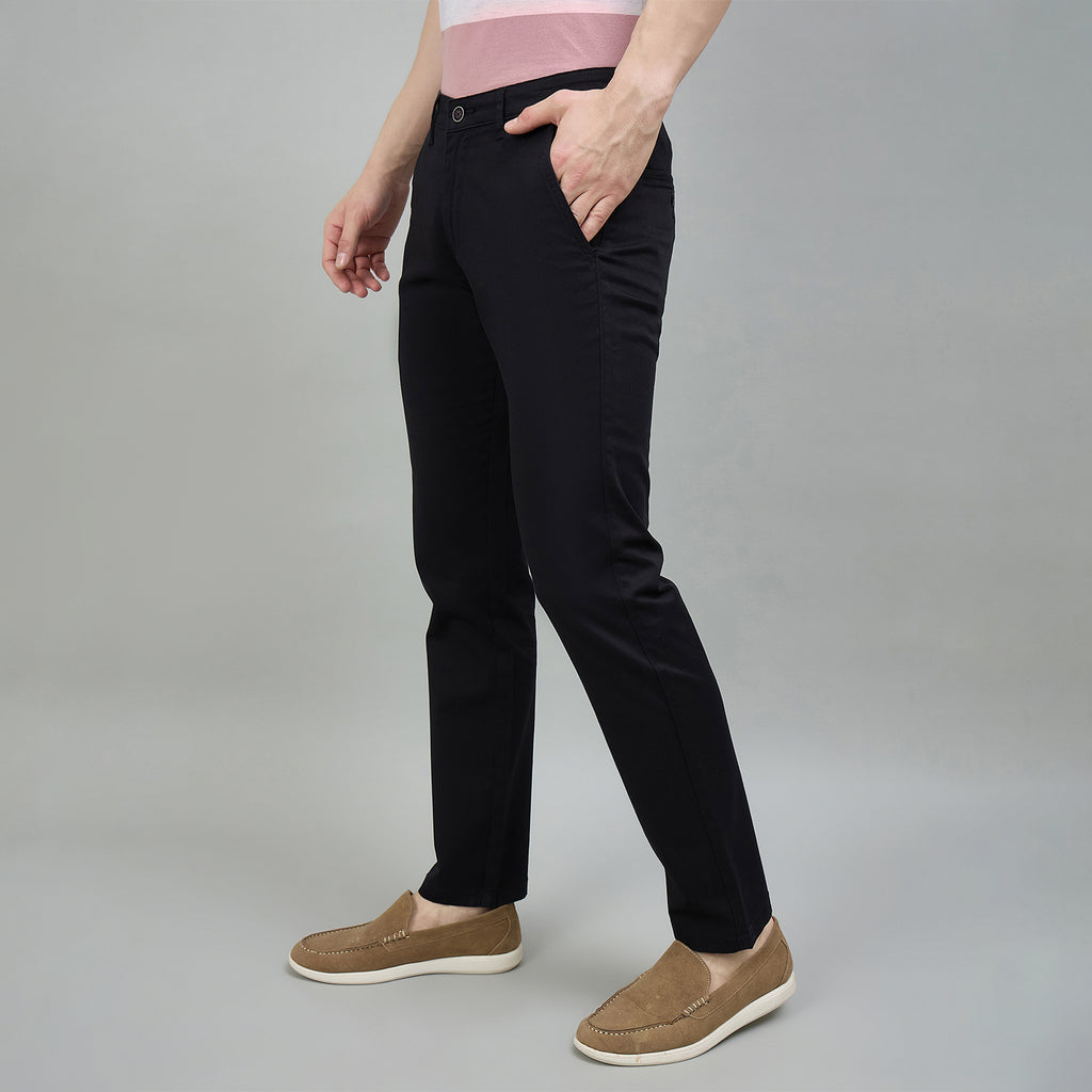 Duke Urban Men Flatfront Narrowfit Non-denim Casual Trouser (SDT4667)