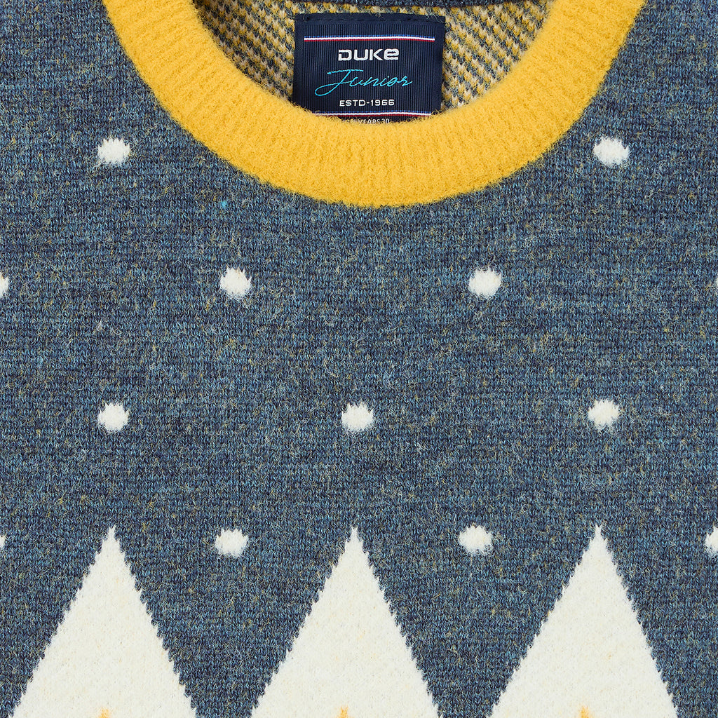 Duke Urban Boys Round Neck Full Sleeve Regular Sweater (S3626)