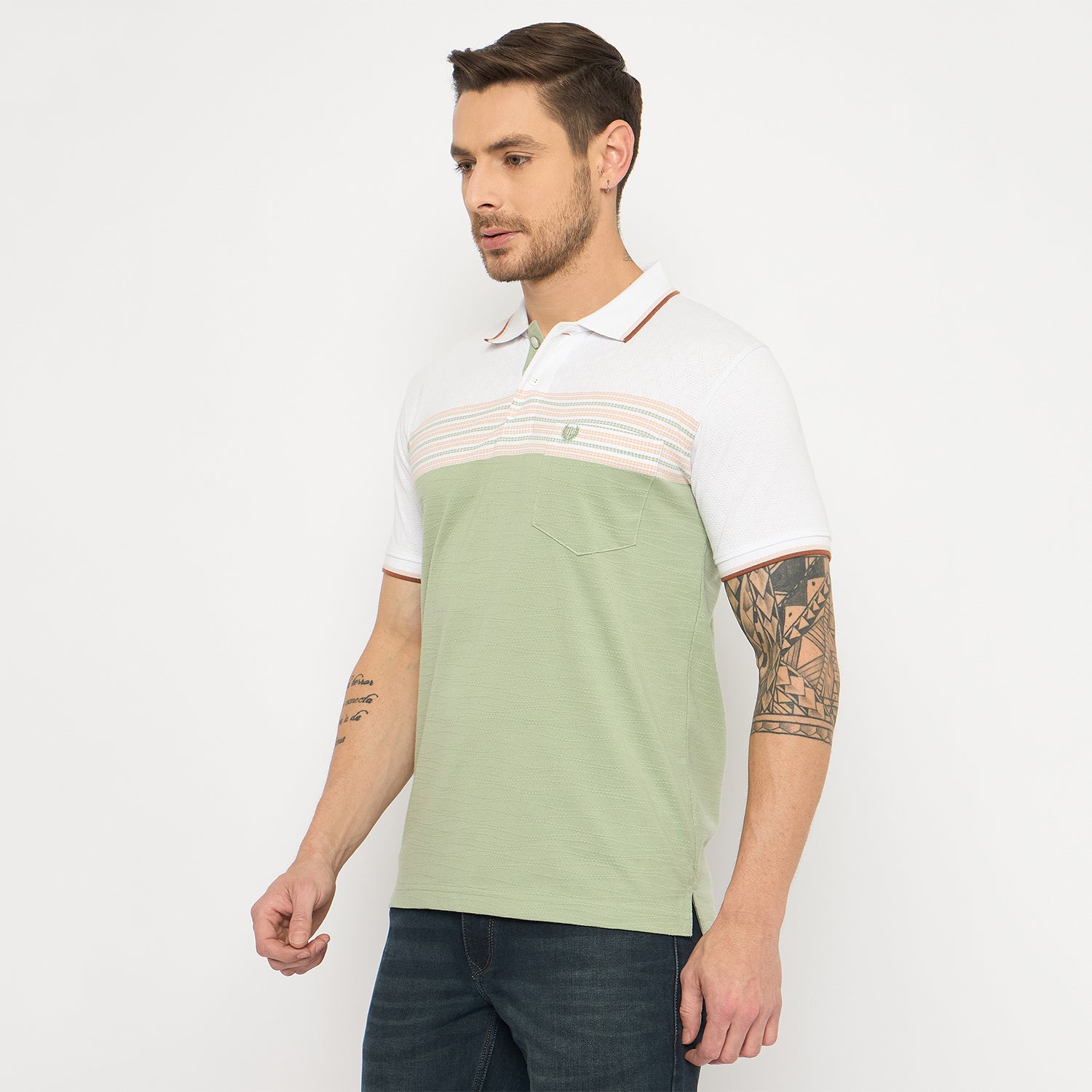 Duke Urban Men Half Sleeve Cotton Tshirt (LF7363)