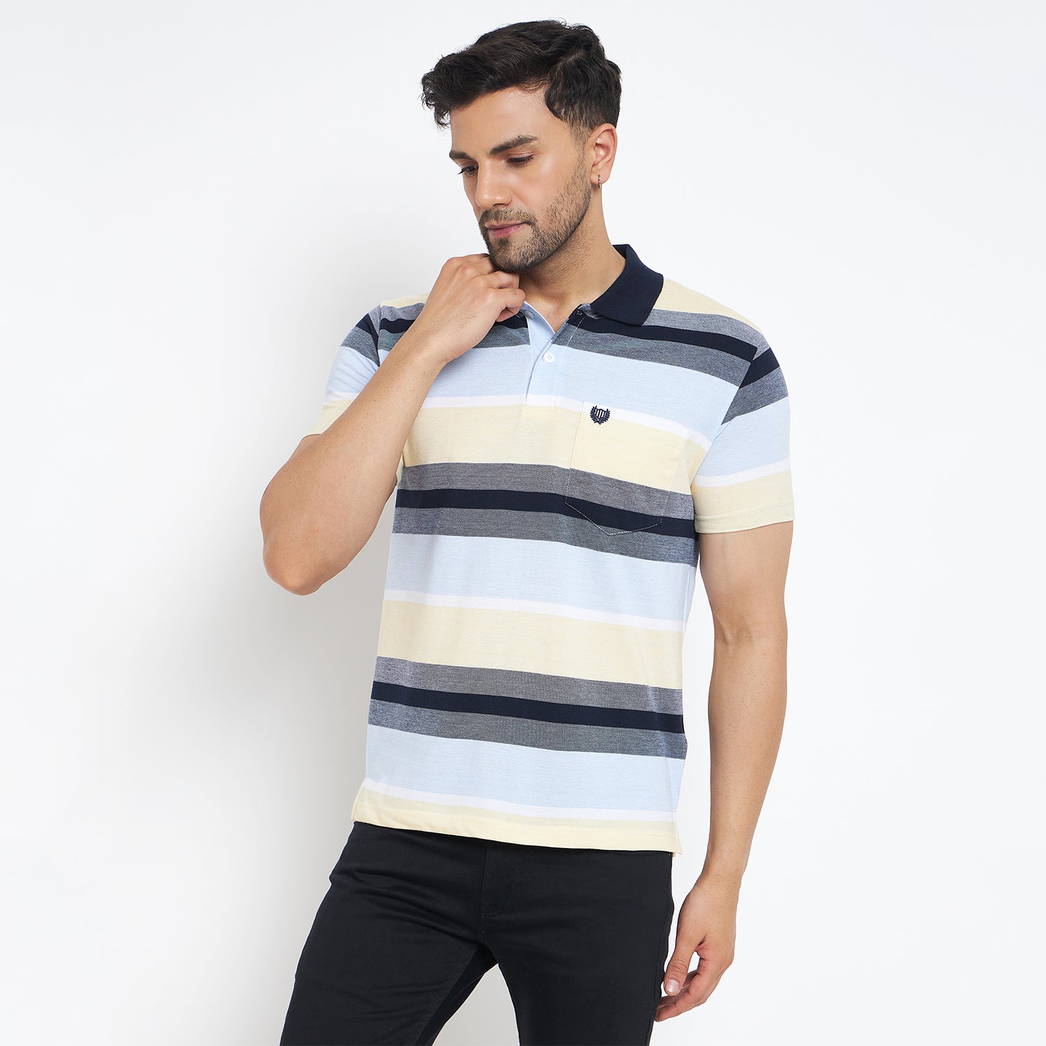 Duke Stardust Men Half Sleeve Cotton T-shirt (MLF1115)