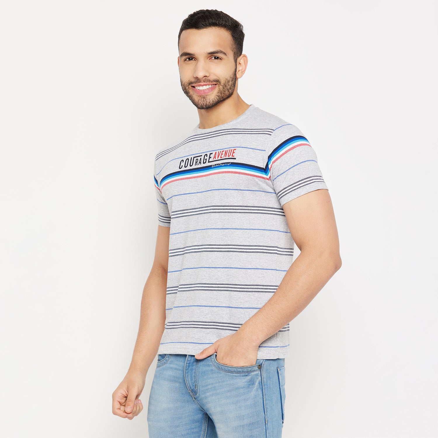Duke Stardust Men Half Sleeve Round Neck Cotton T-shirt (4022)
