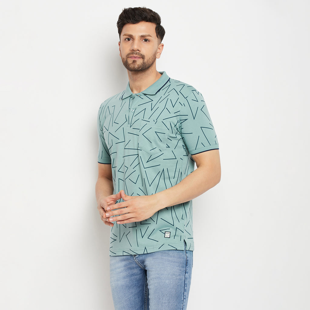 Duke Stardust Men Half Sleeve Polo Neck Cotton T-shirt (1142)