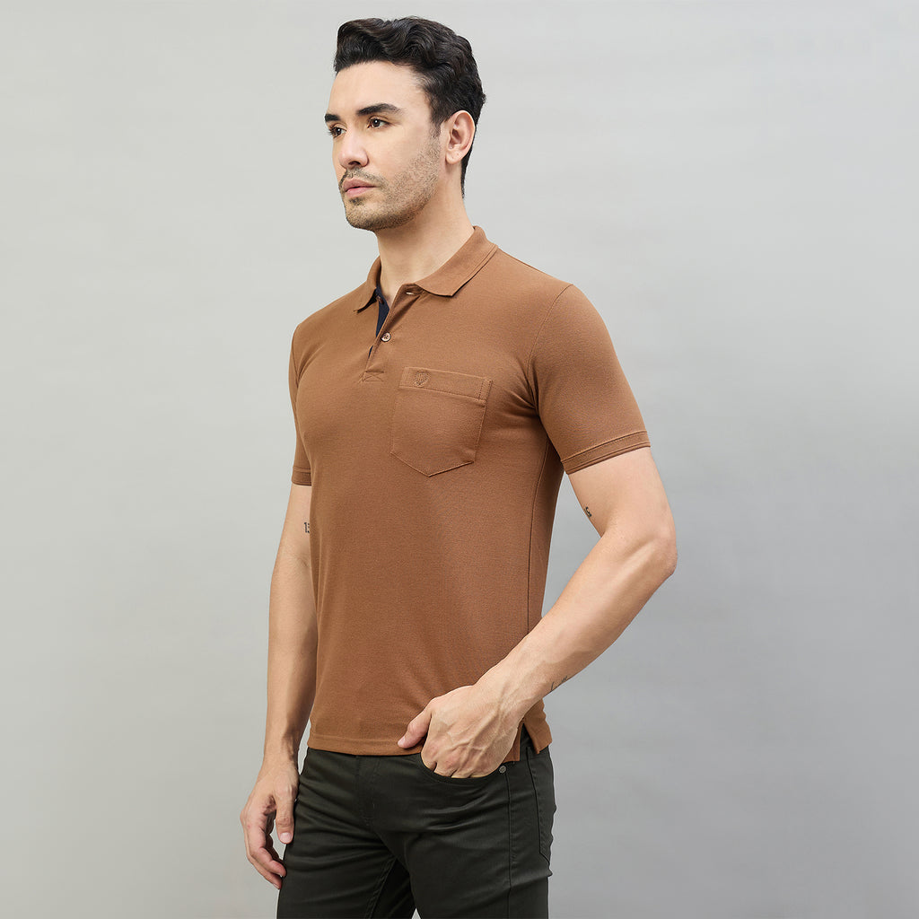 Duke Men Half Sleeve Cotton Smart Fit Casual T-shirt (SD72)