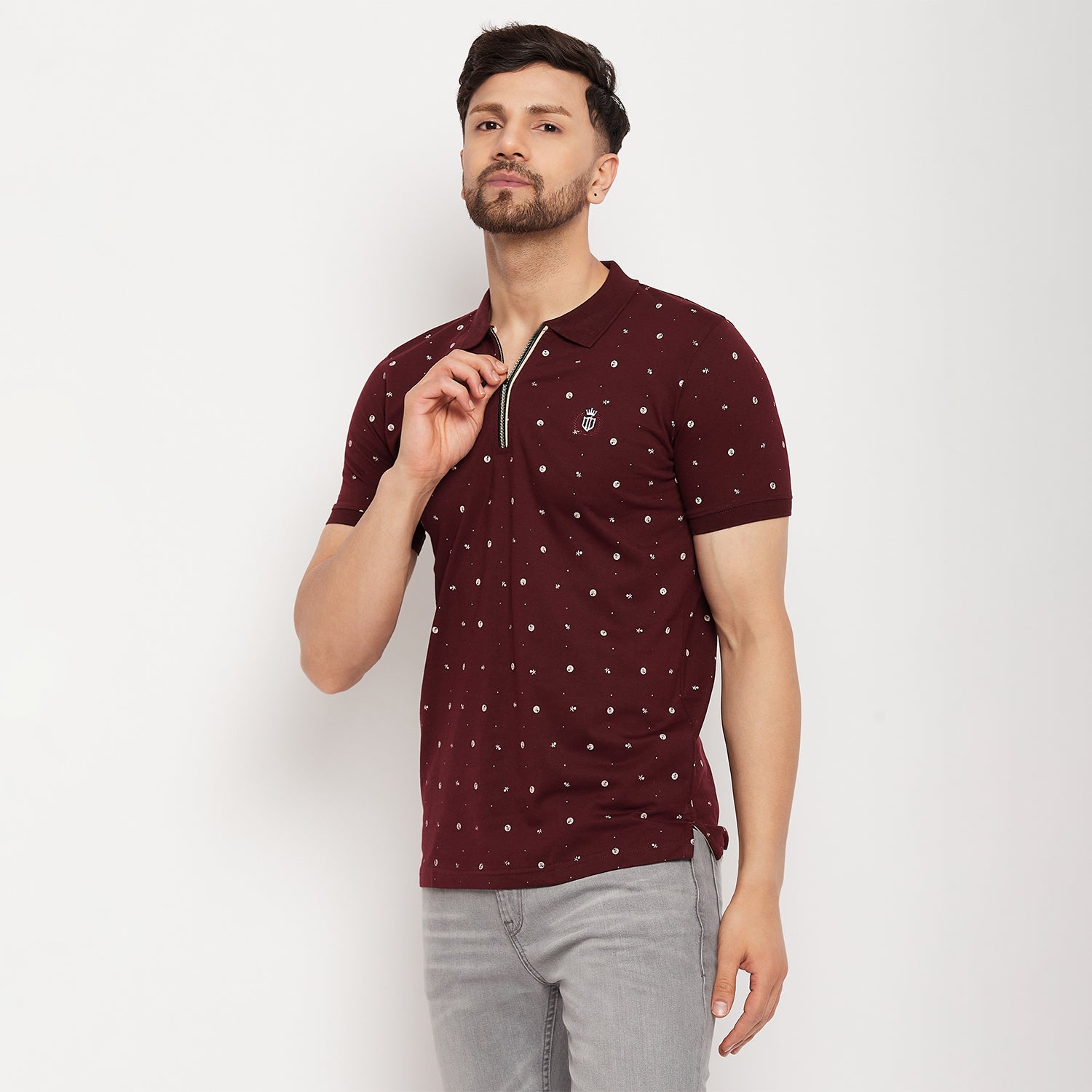 Duke Urban Men Half Sleeve Cotton T-shirt (LF5779)
