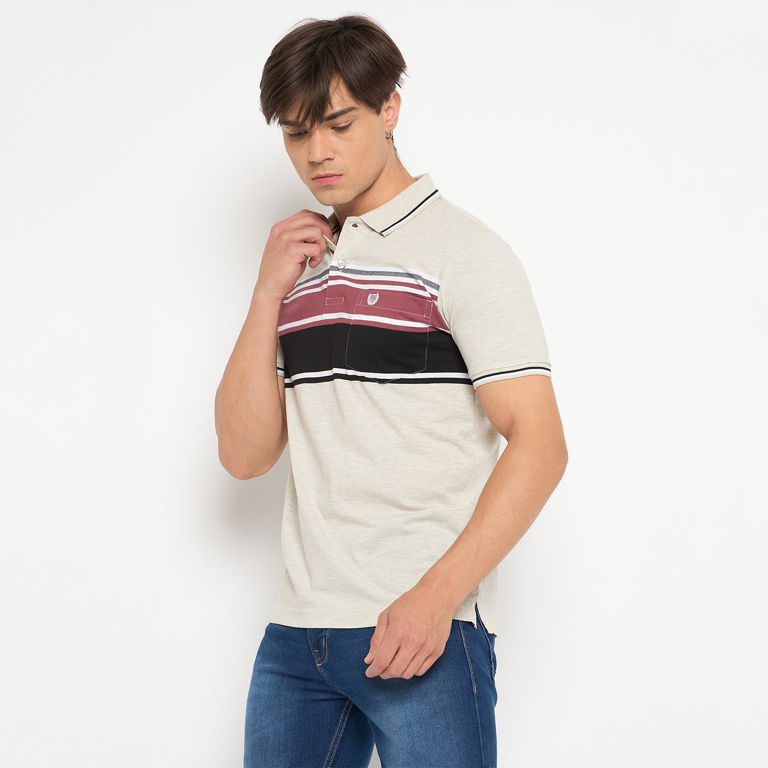 Duke Urban Men Half Sleeve Cotton T-shirt (LF5884)