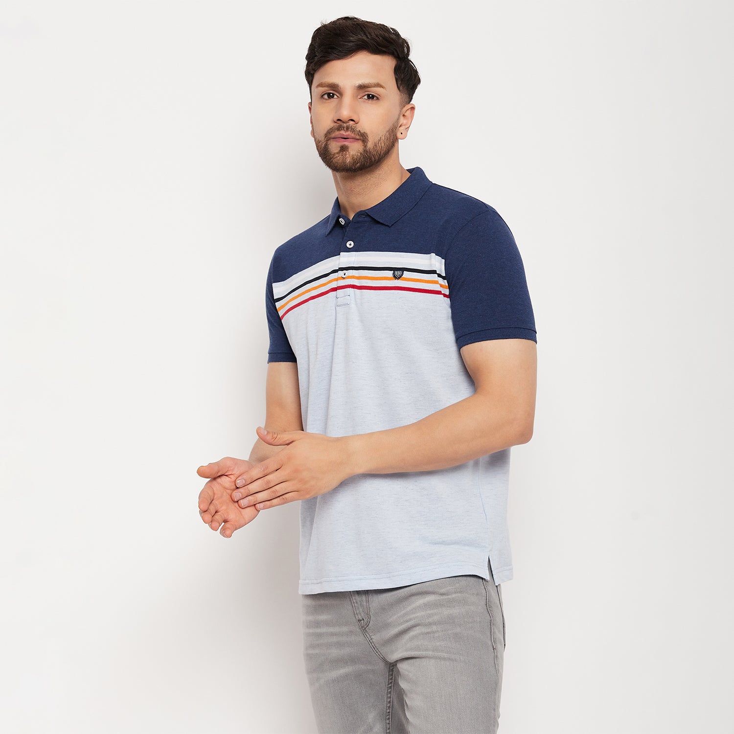 Duke Stardust Men Half Sleeve Cotton T-shirt (LF7018)