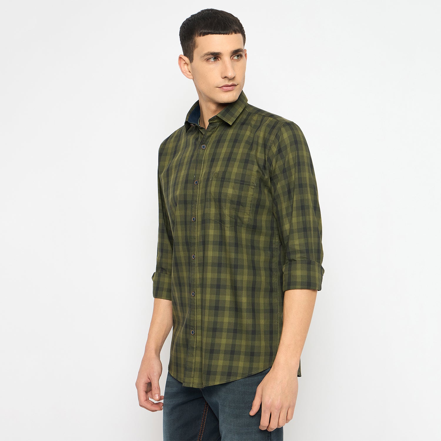 Duke Urban Men Full Sleeve Cotton Shirt (SDO5CKAQ)